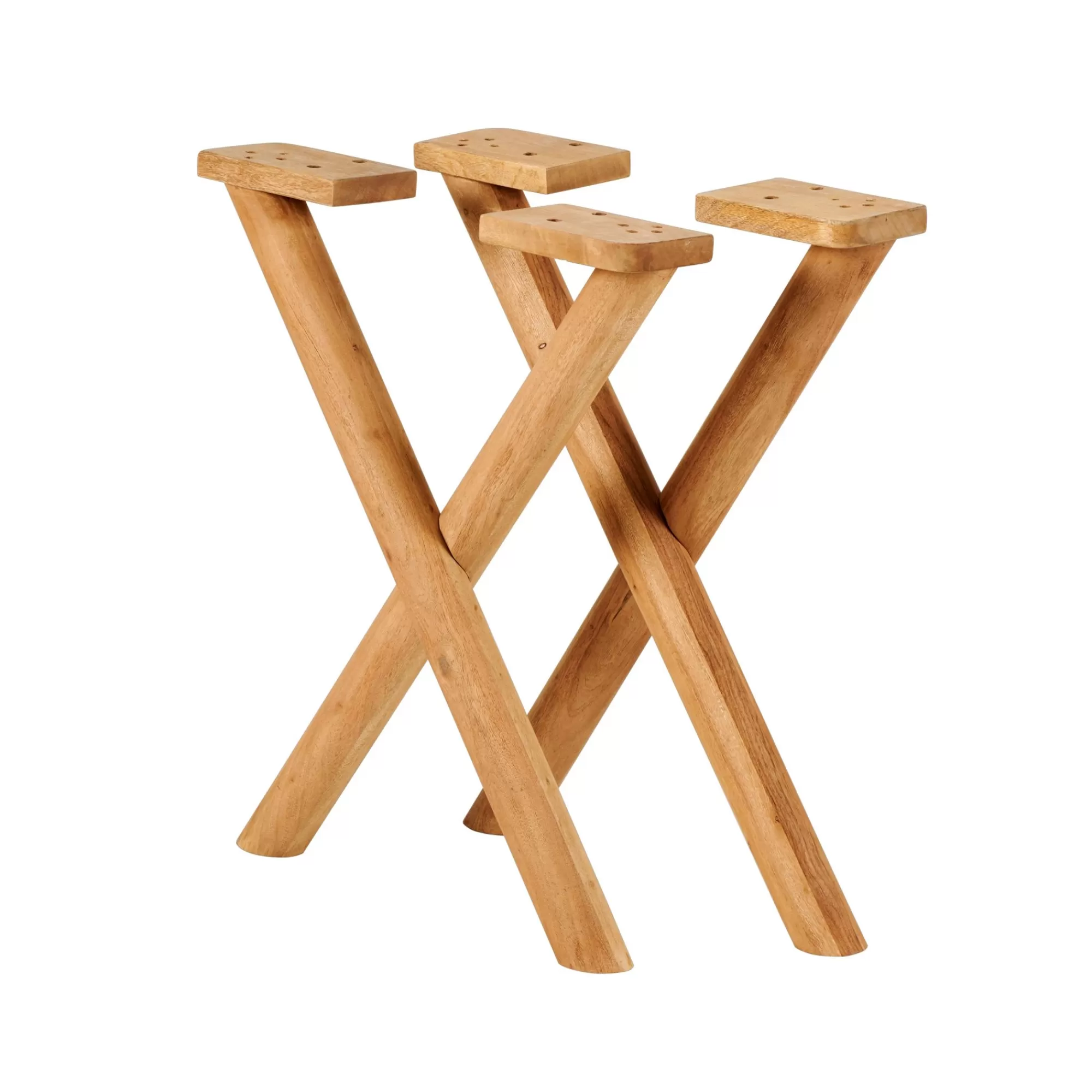 CASA Acacia Gambe A X Set Di 2 Naturale* Tavoli