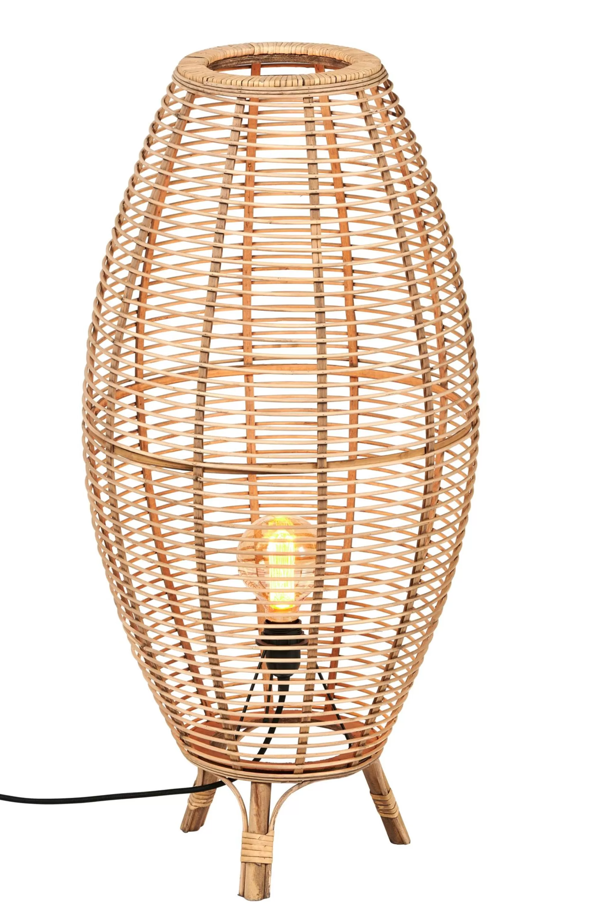 CASA Arzu Lampada Da Terra E27 Naturale* Figurine Decorative