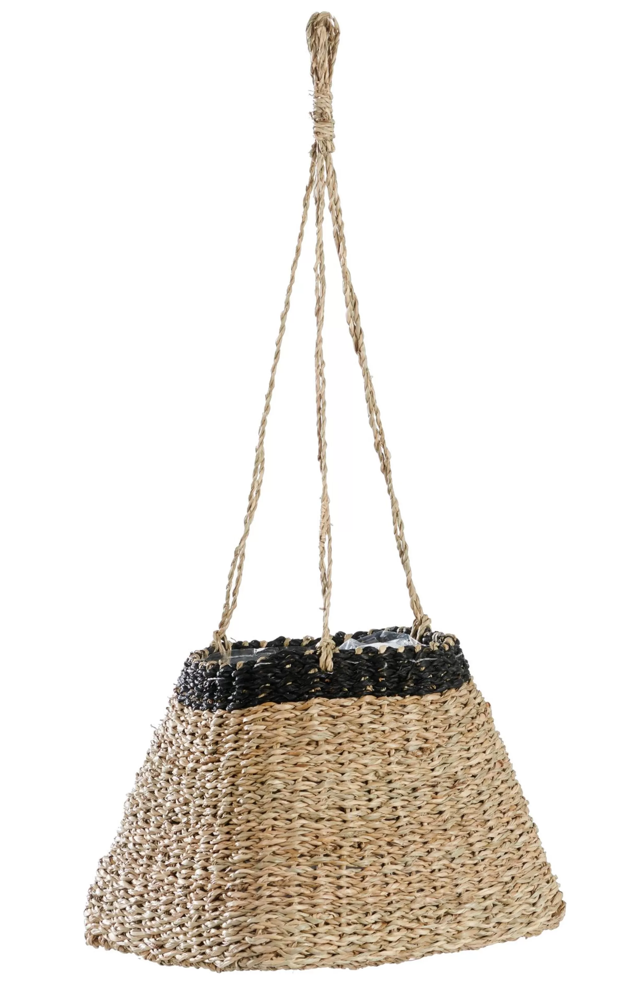 CASA Baku Vaso Sospeso Nero, Naturale* Portavasi Sospesi