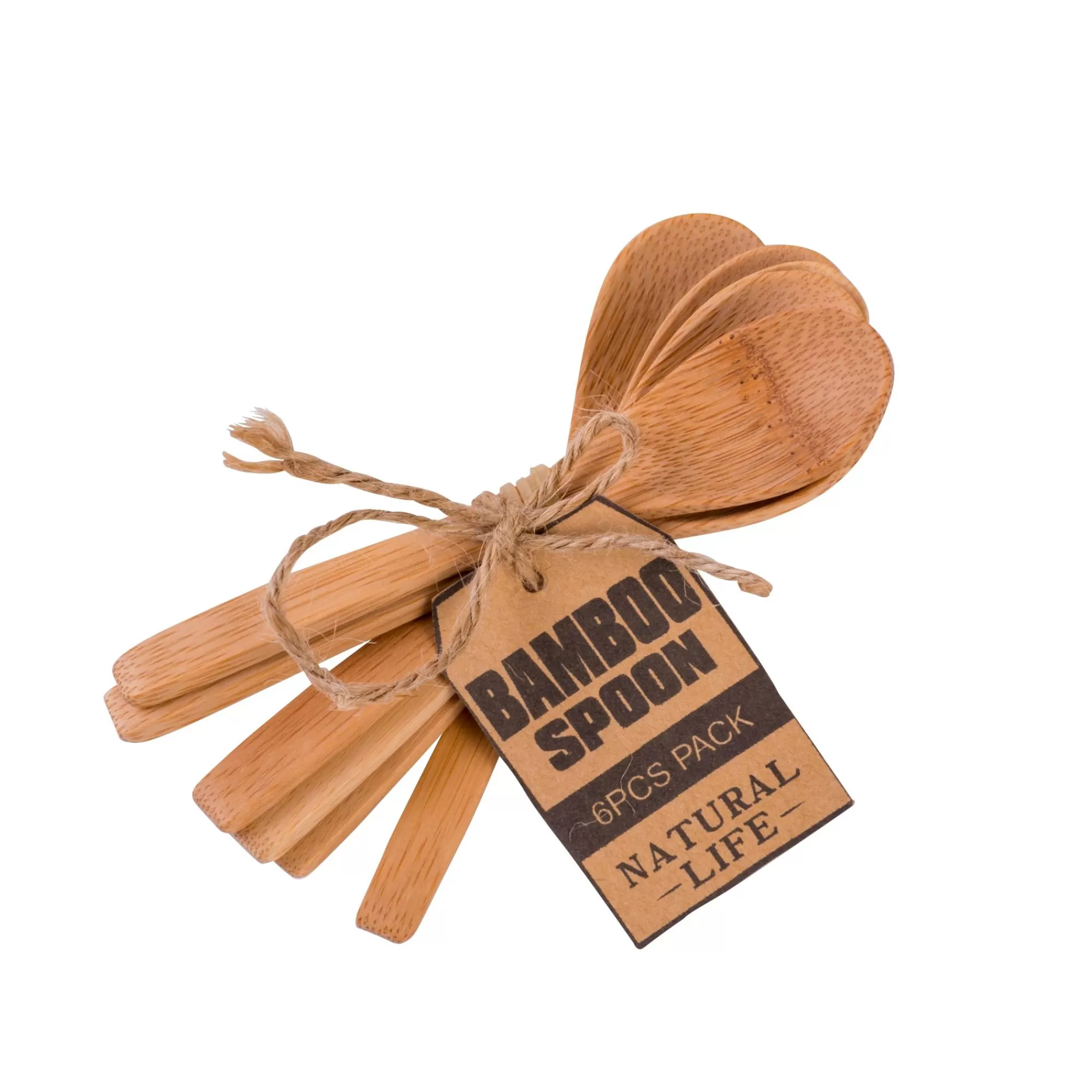 CASA Bamboo Cucchiaini Set Di 6 Naturale* Set Di Posate