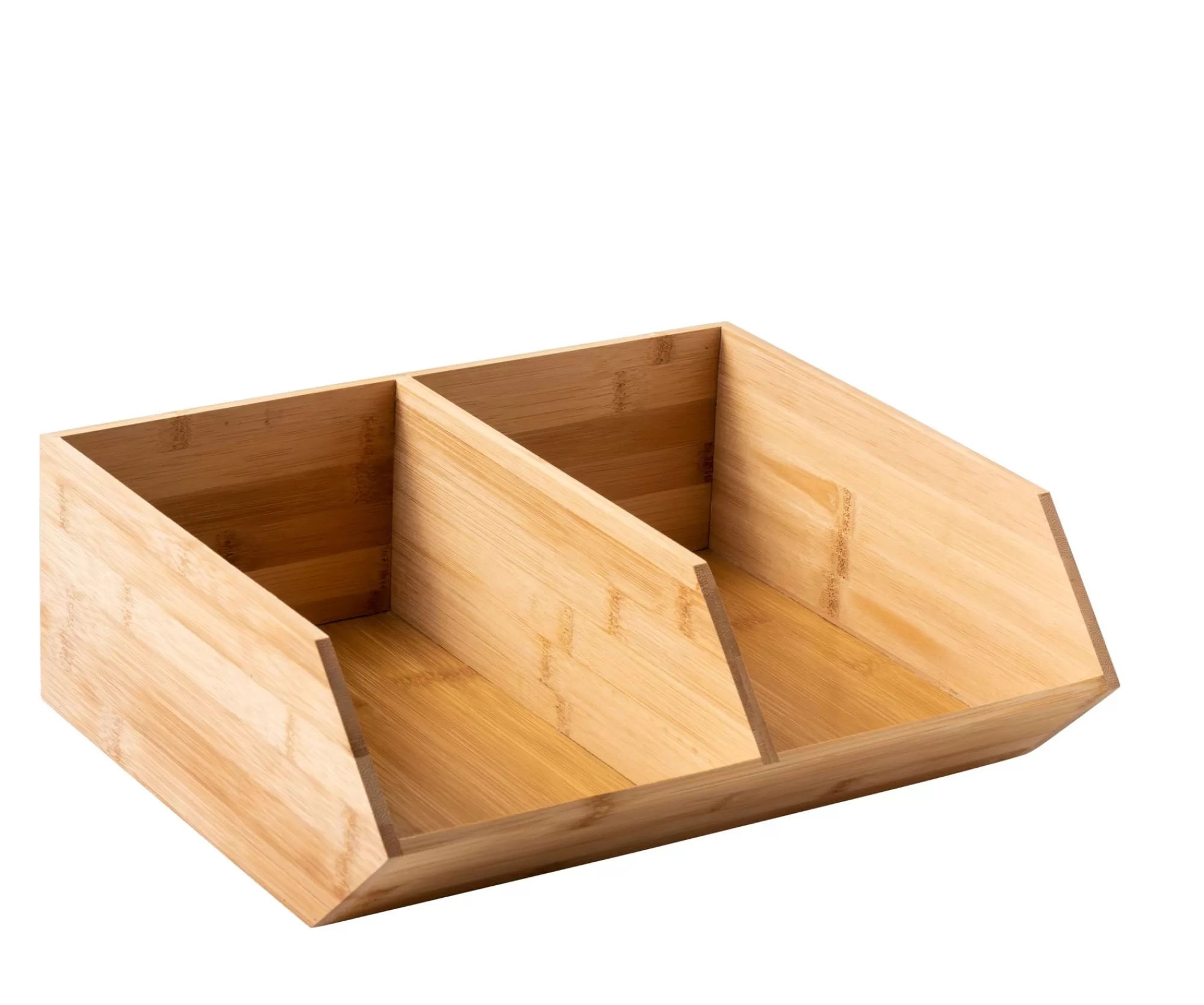 CASA Bamboo Organizzatore Impilabile Naturale* Scatole Conserva Vivande