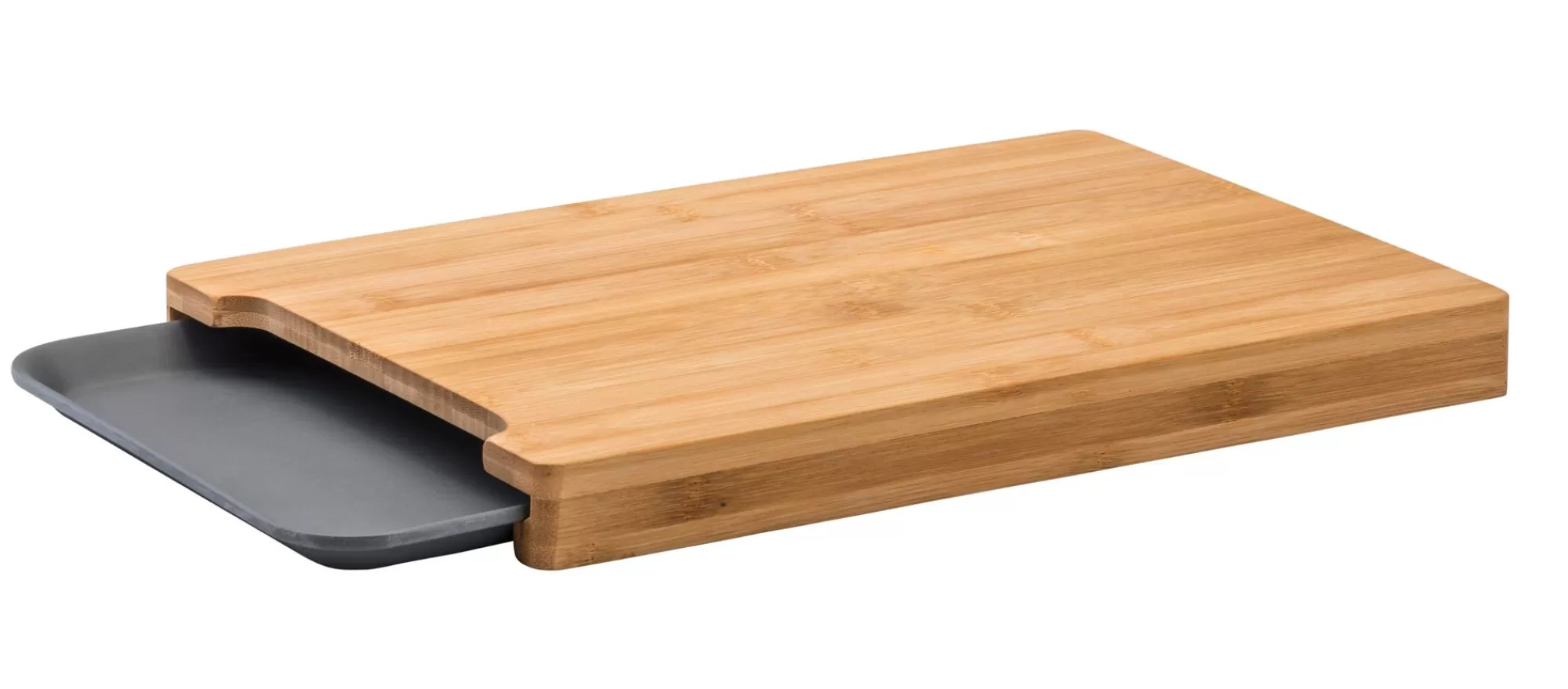 CASA Bamboo Tagliere Raccogli Succo Grigio, Naturale* Taglieri