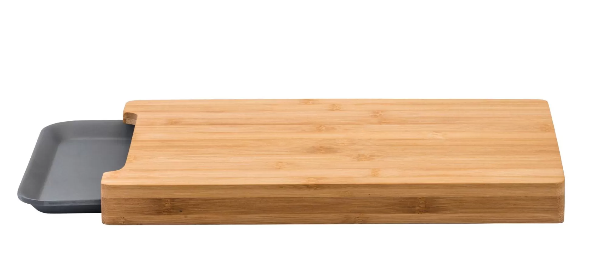 CASA Bamboo Tagliere Raccogli Succo Grigio, Naturale* Taglieri