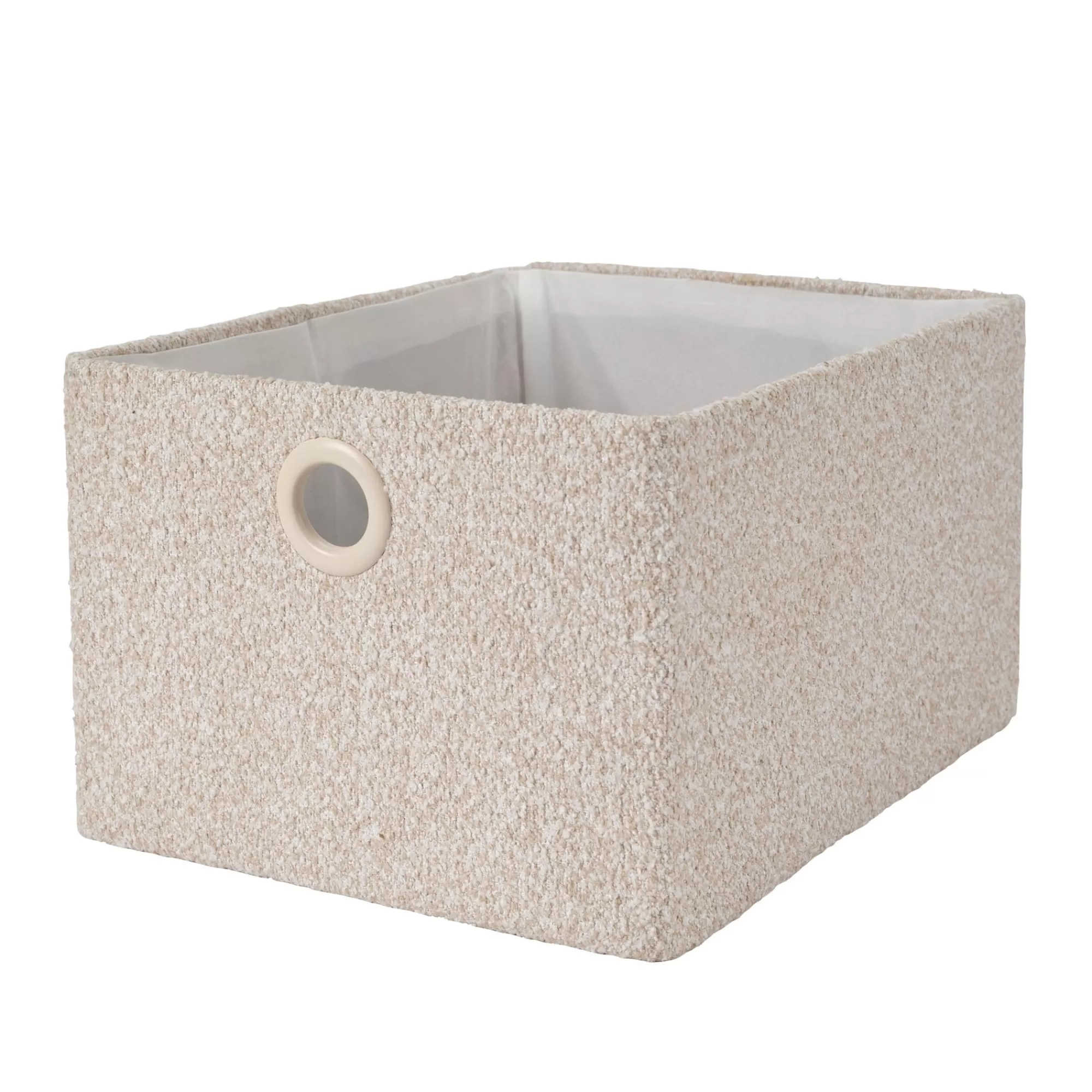 CASA Basic Boucle Cesta Portatutto Bianco Sporco/Sabbia* Cesti Portatutto
