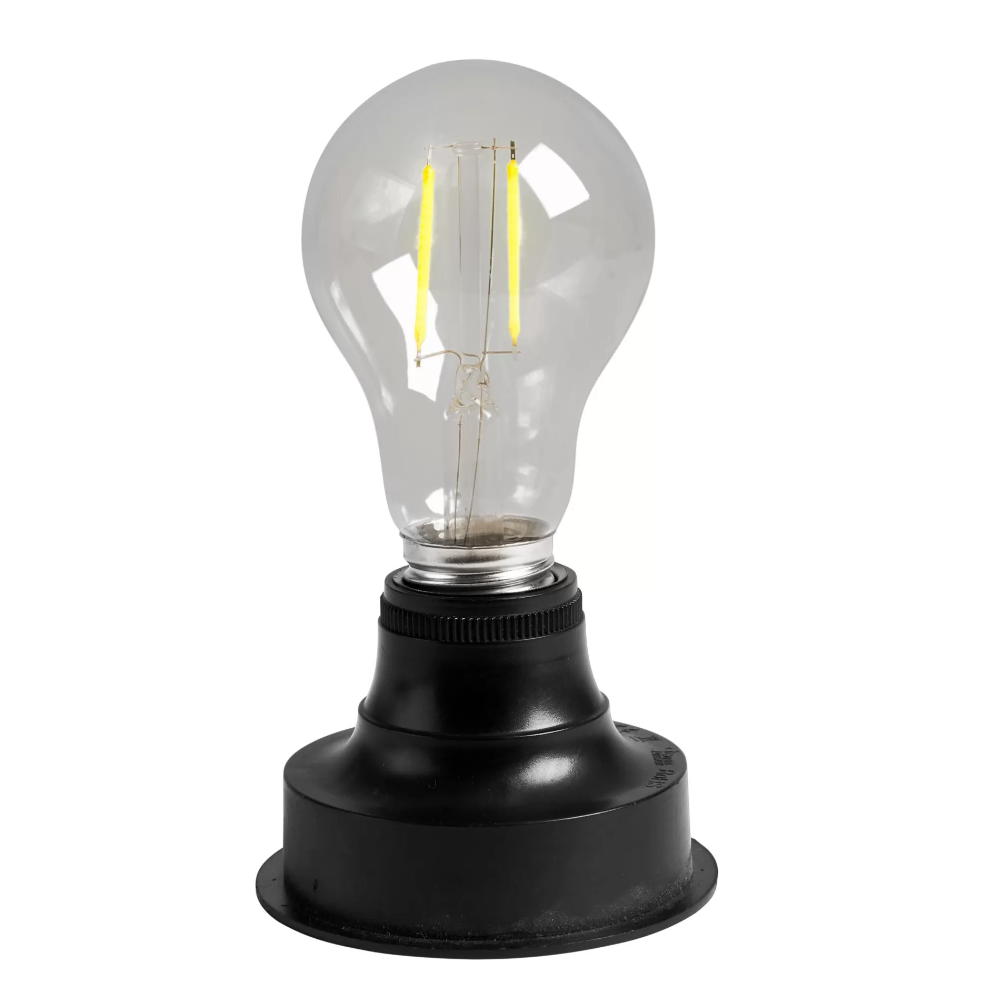 CASA Bati Lampadina Con Batteria E27 Trasparente* Fili Luminosi