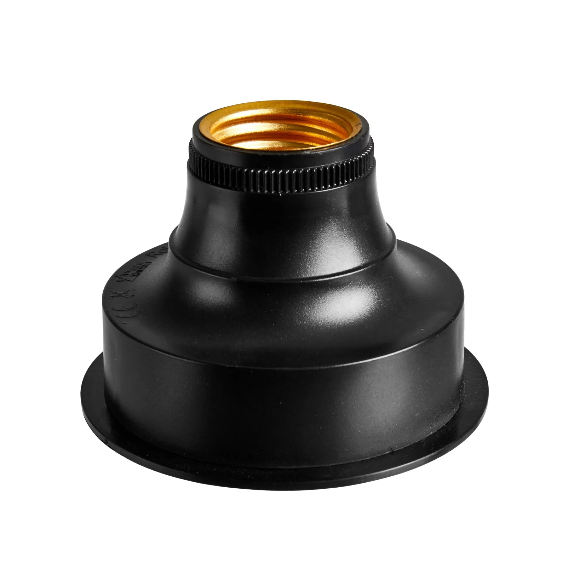 CASA Bati Supporto Lampadina E Batteria E27 Nero* Fili Luminosi