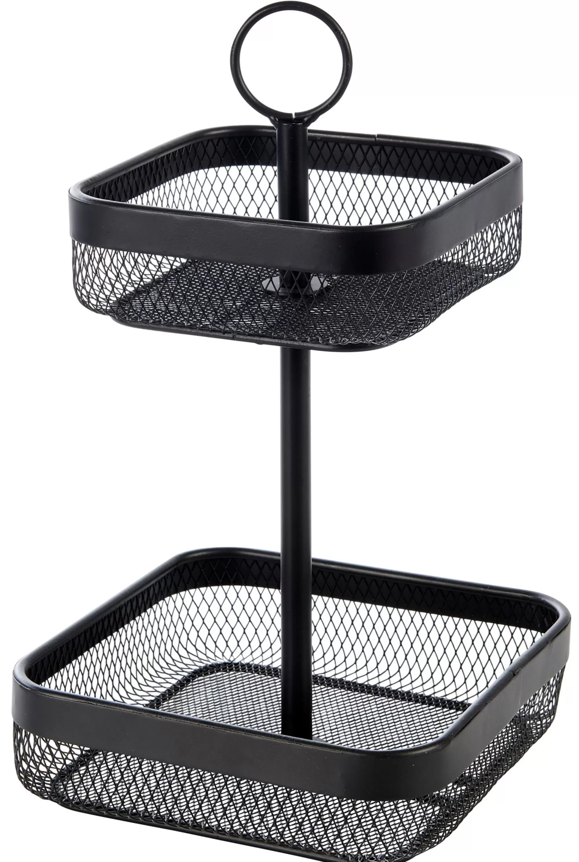 CASA Black Lunar Cesto Quadrato 2 Pezzi Nero* Accessori Da Cucina