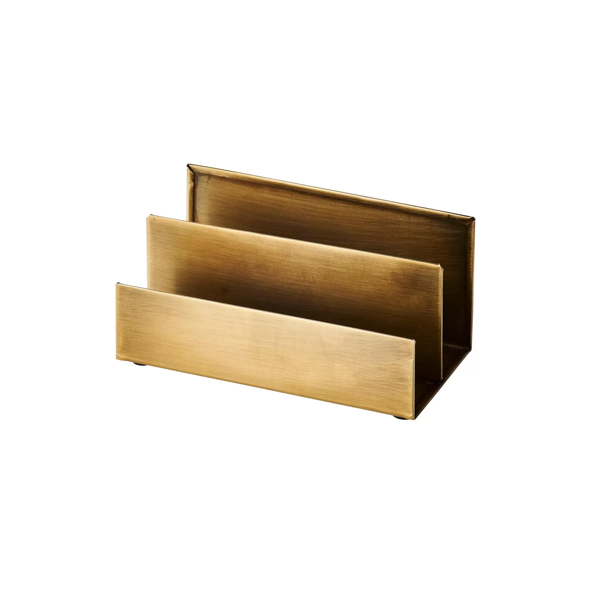 CASA Brass Portalettere A 2 Scomparti Bronzo* Portadocumenti