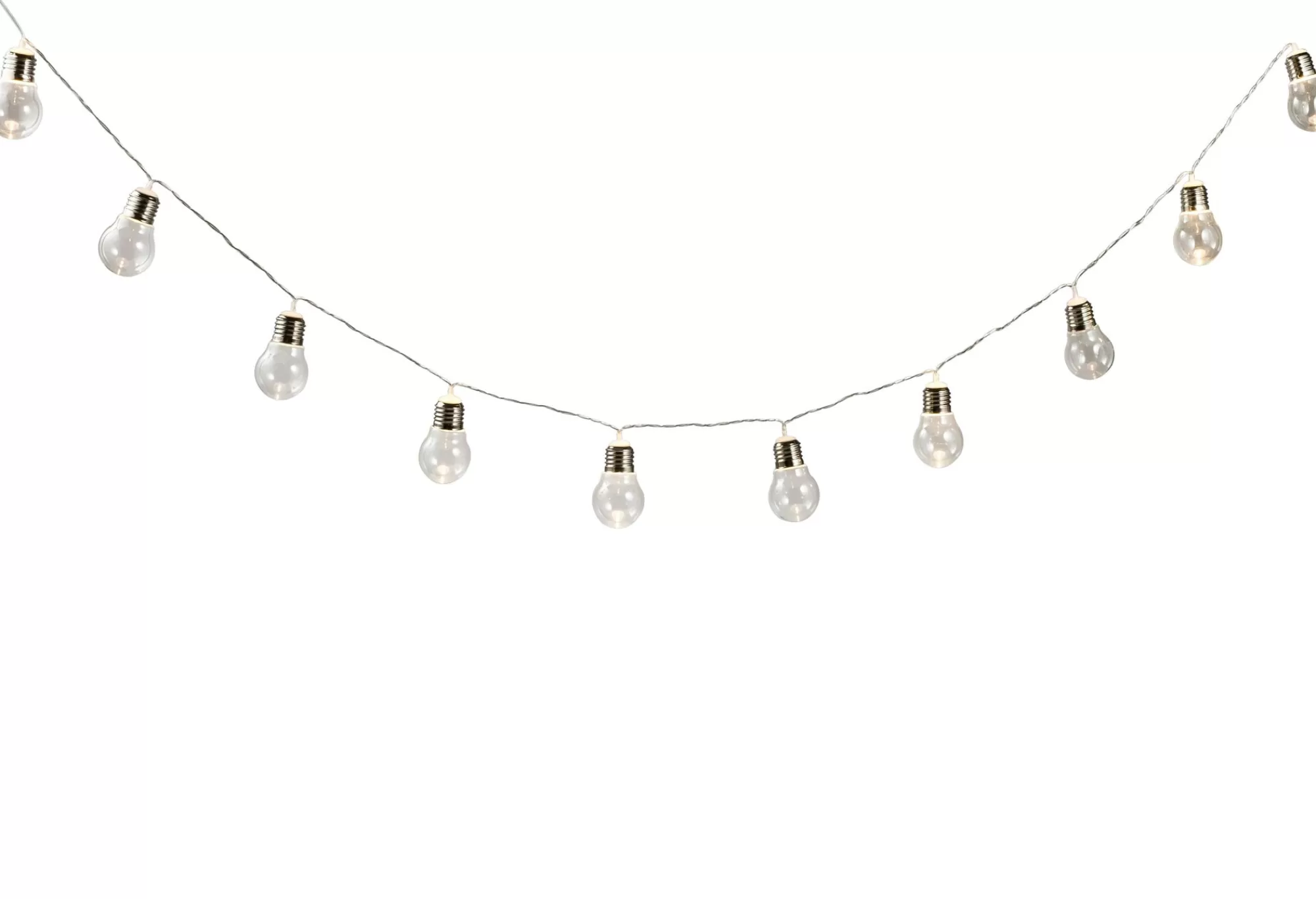 CASA Bulb Filo Luminoso Solare 10 Leds Trasparente* Illuminazione Esterna