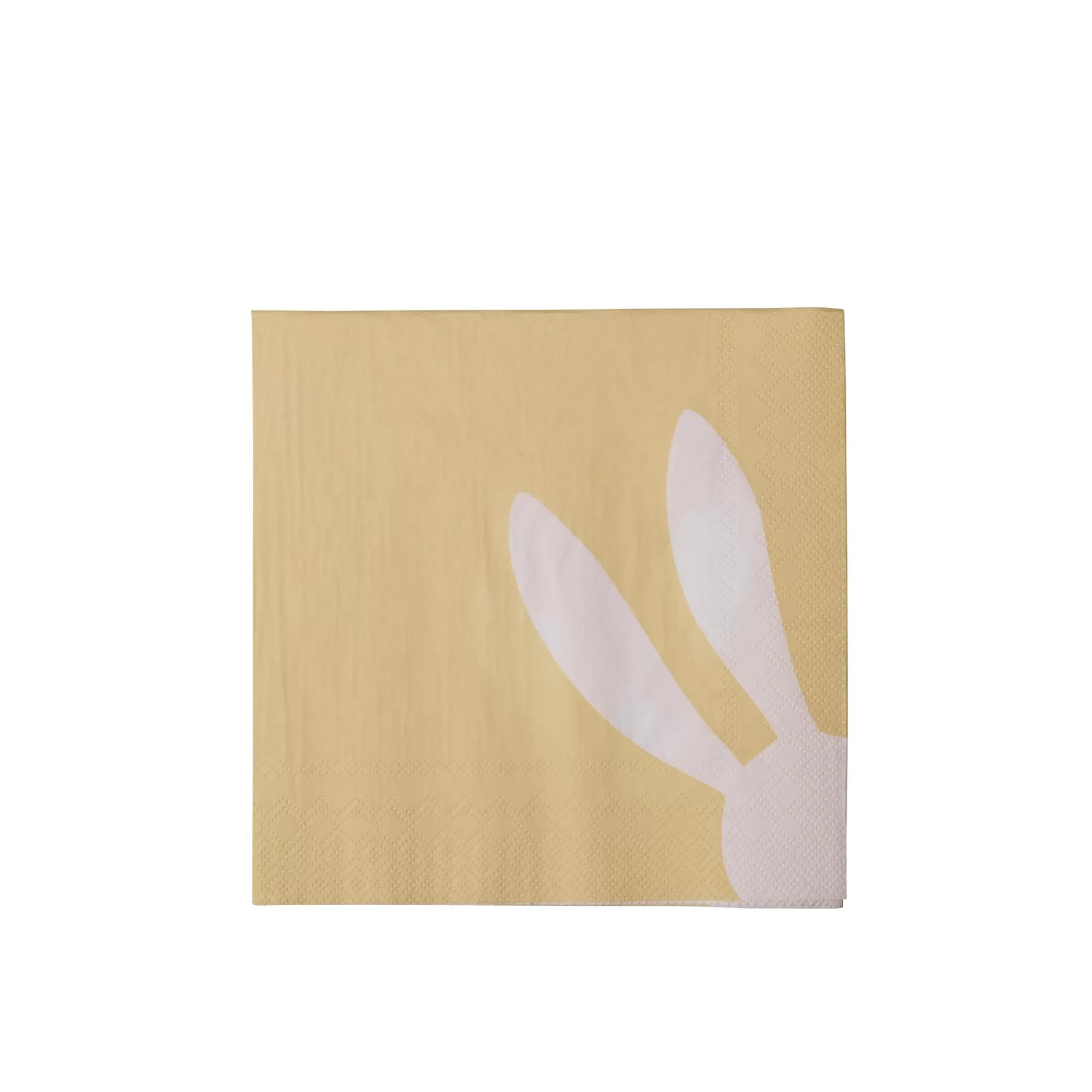CASA Bunny Set Di 20 Tovaglioli Giallo* Tovaglioli