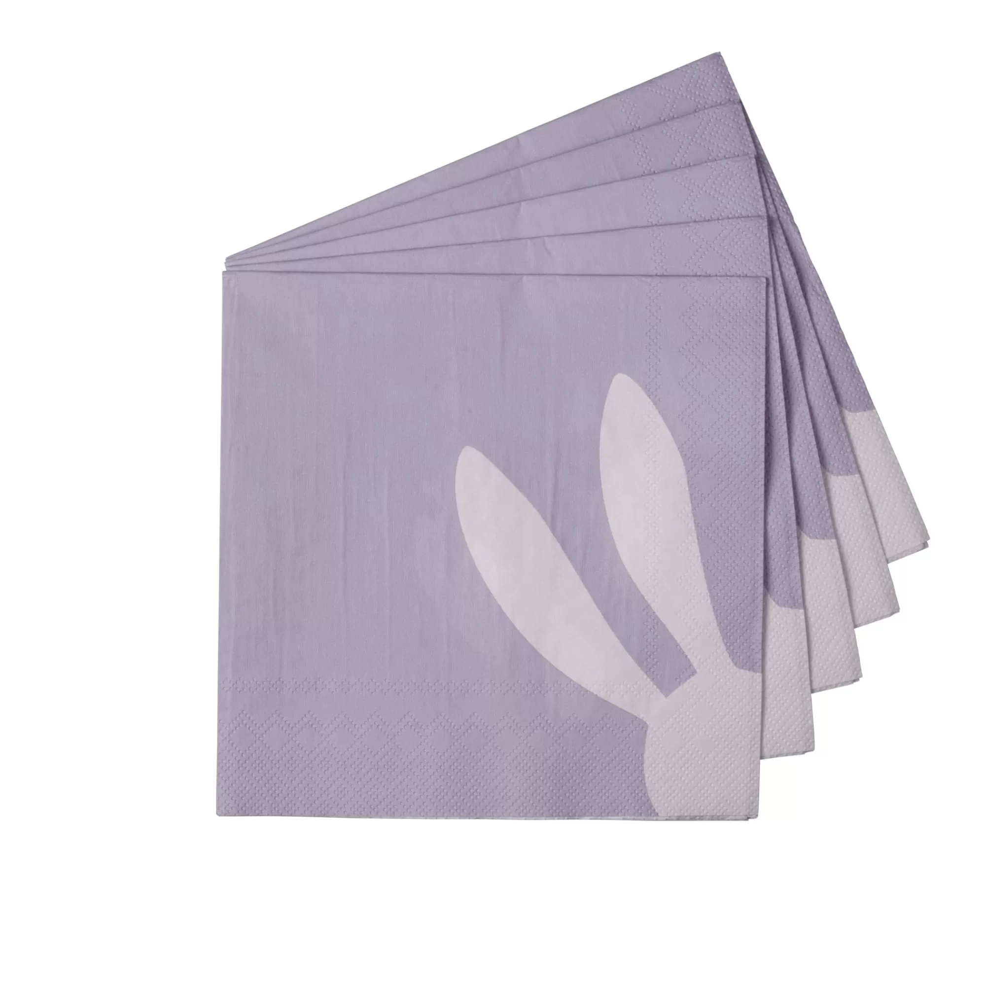 CASA Bunny Set Di 20 Tovaglioli Viola* Tovaglioli