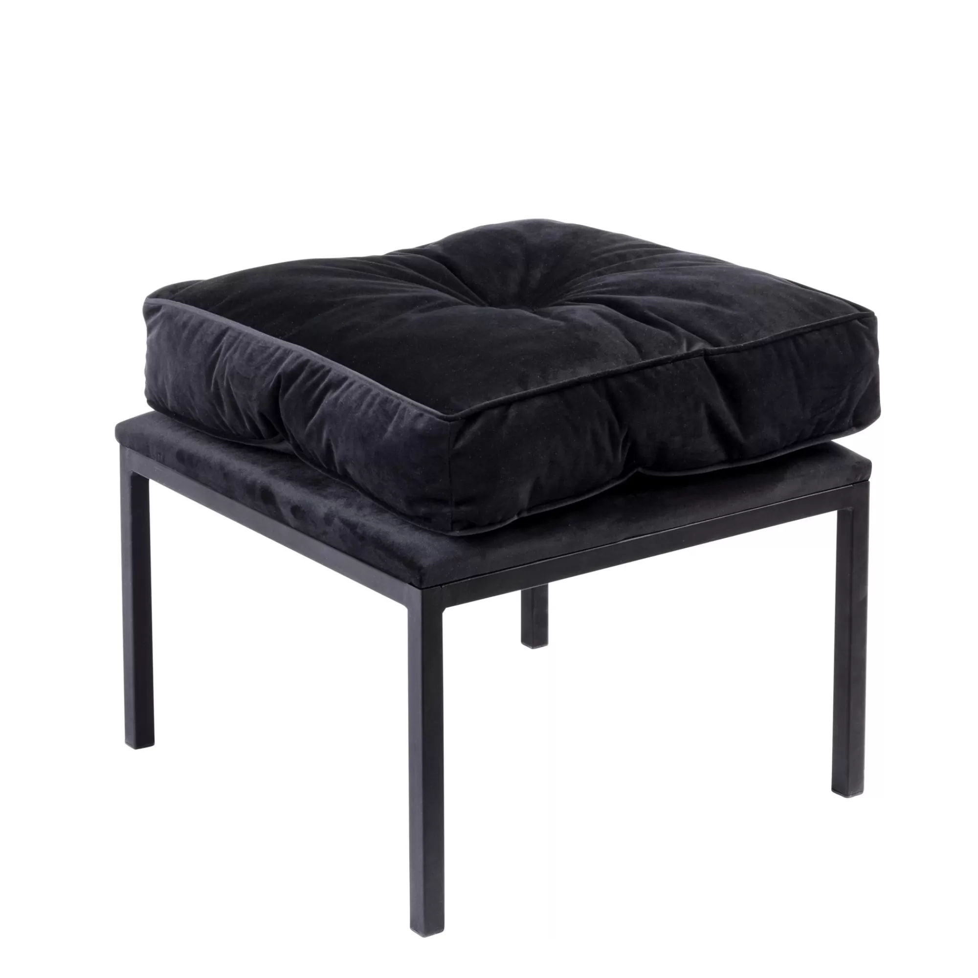 CASA Buton Pouf Nero* Sgabelli