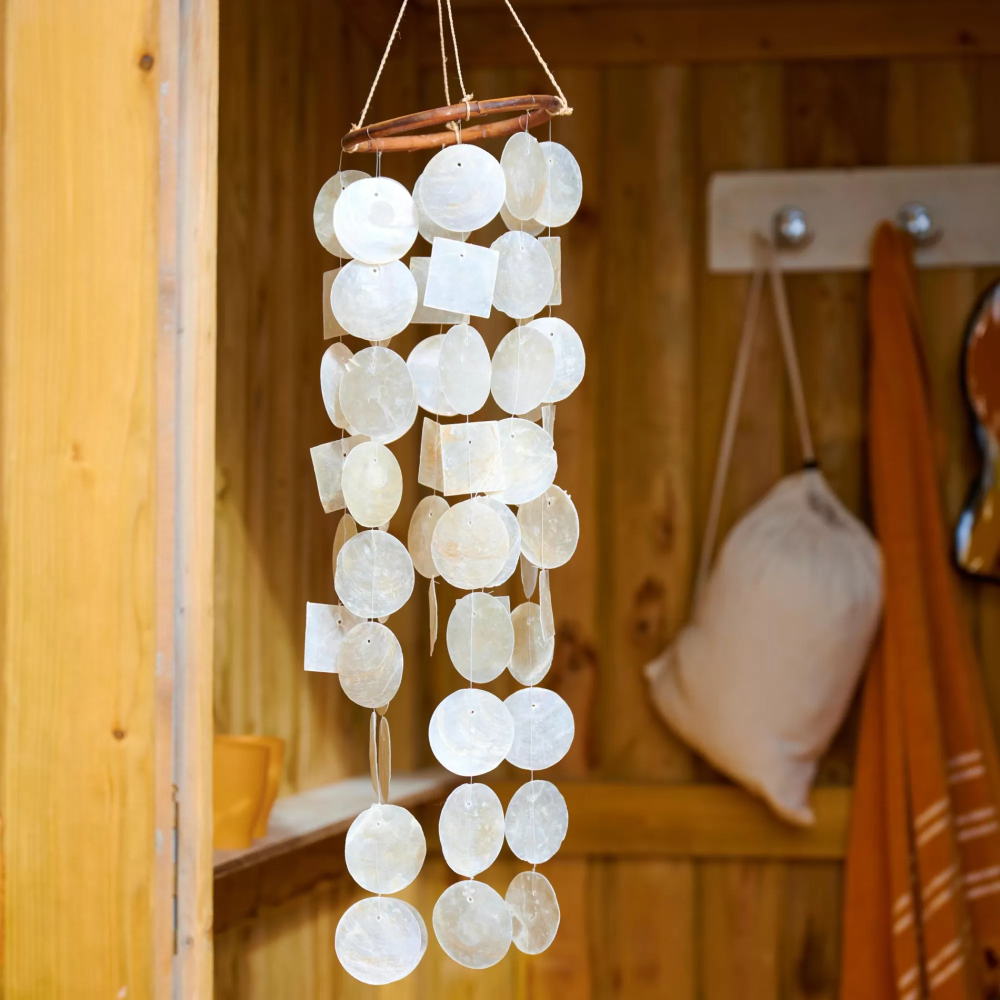 CASA Capiz Mobile A Guscio Bianco* Decorazione Da Appendere