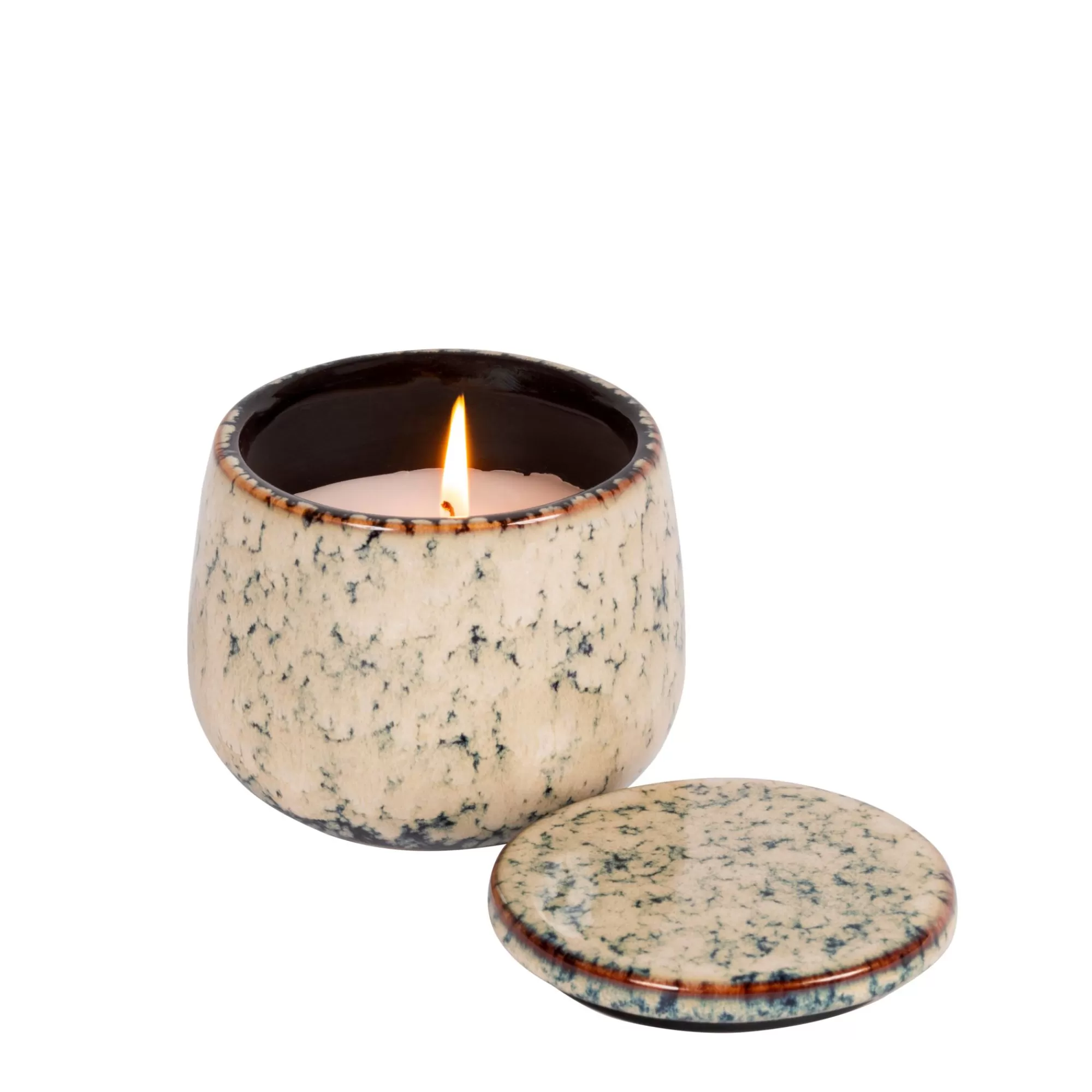 CASA Ceramic Candela In Vaso Blu* Candele