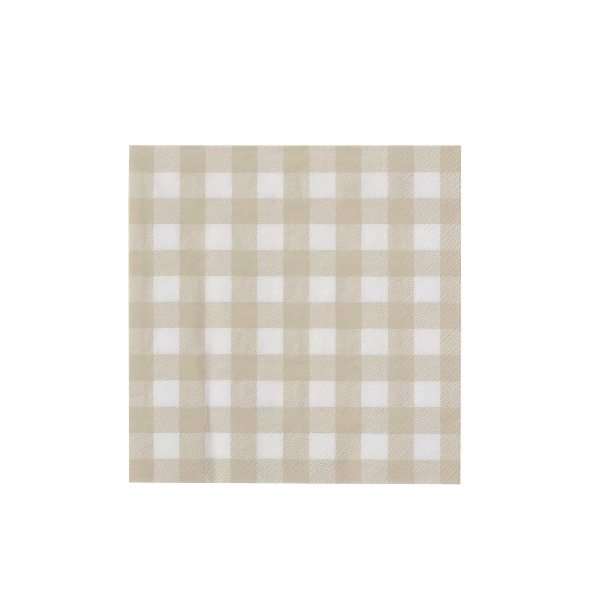 CASA Check Sand Set Di 20 Tovaglioli Beige* Tovaglioli