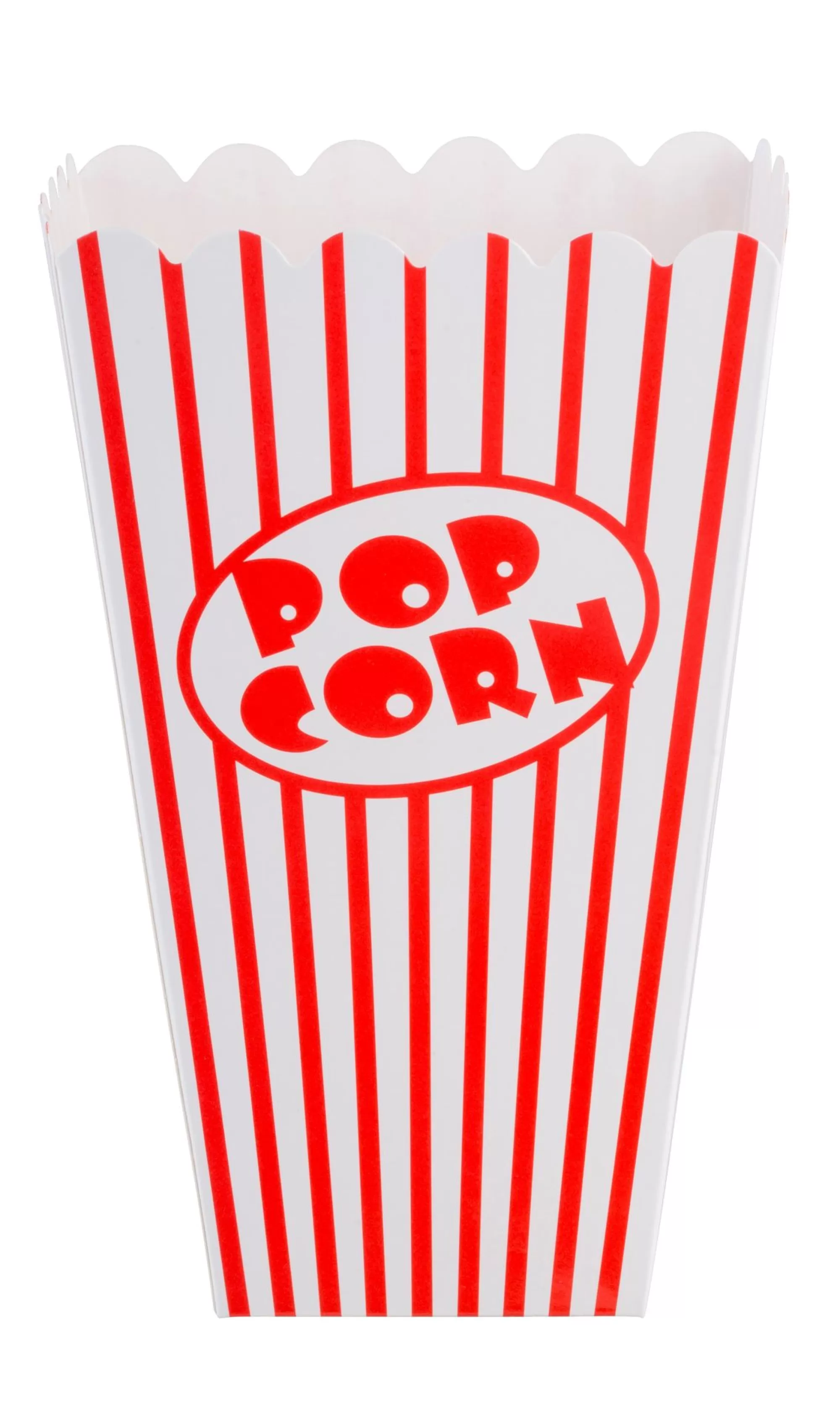 CASA Cinema Bicchiere Popcorn Set Di 8 Bianco, Rosso* Accessori Da Cucina