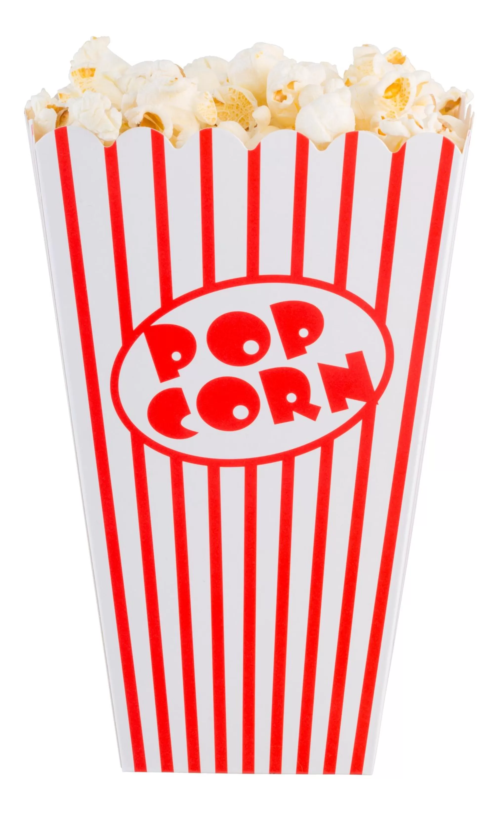 CASA Cinema Bicchiere Popcorn Set Di 8 Bianco, Rosso* Accessori Da Cucina