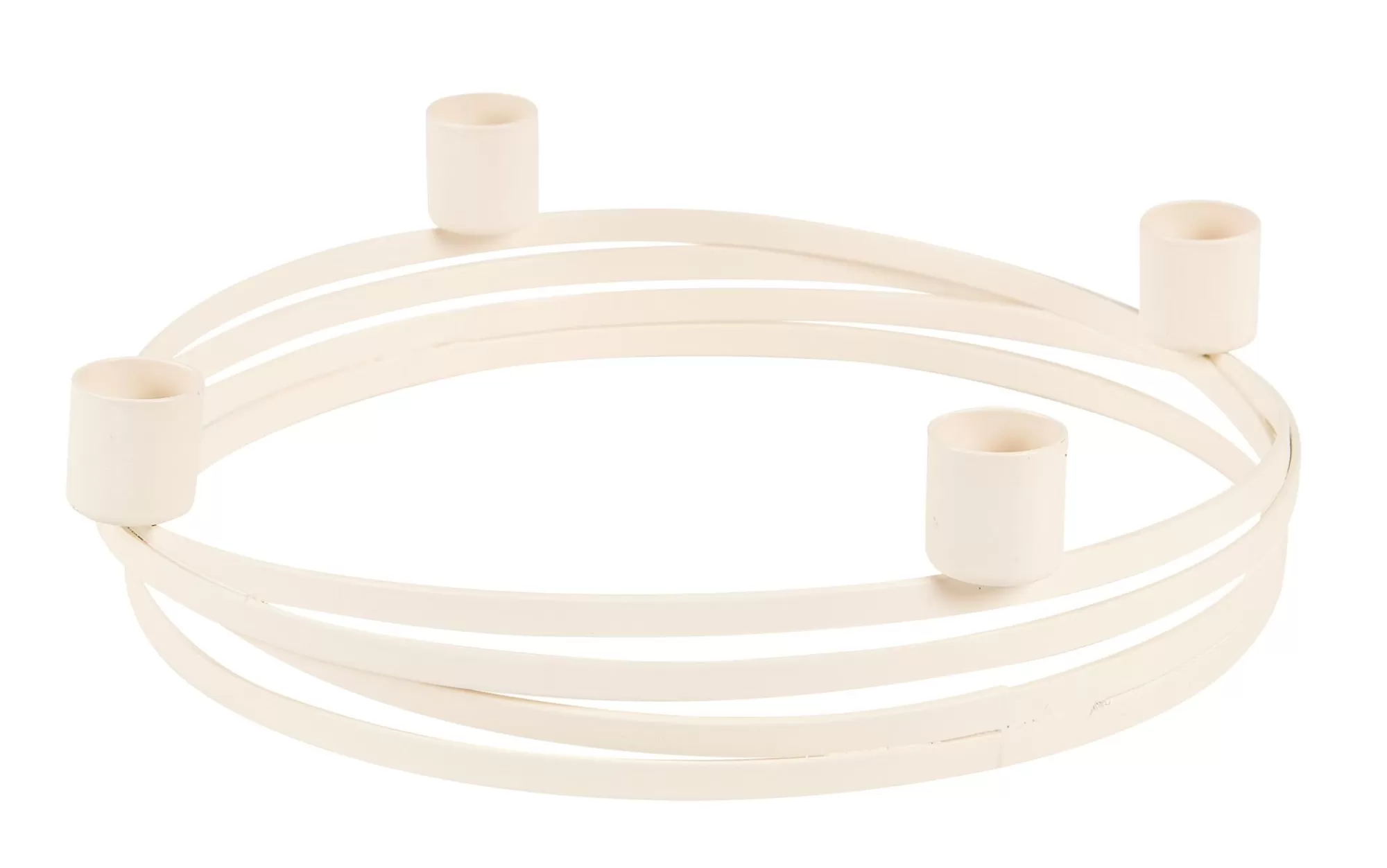 CASA Circle Candeliere Per 4 Candele Bianco* Candelieri