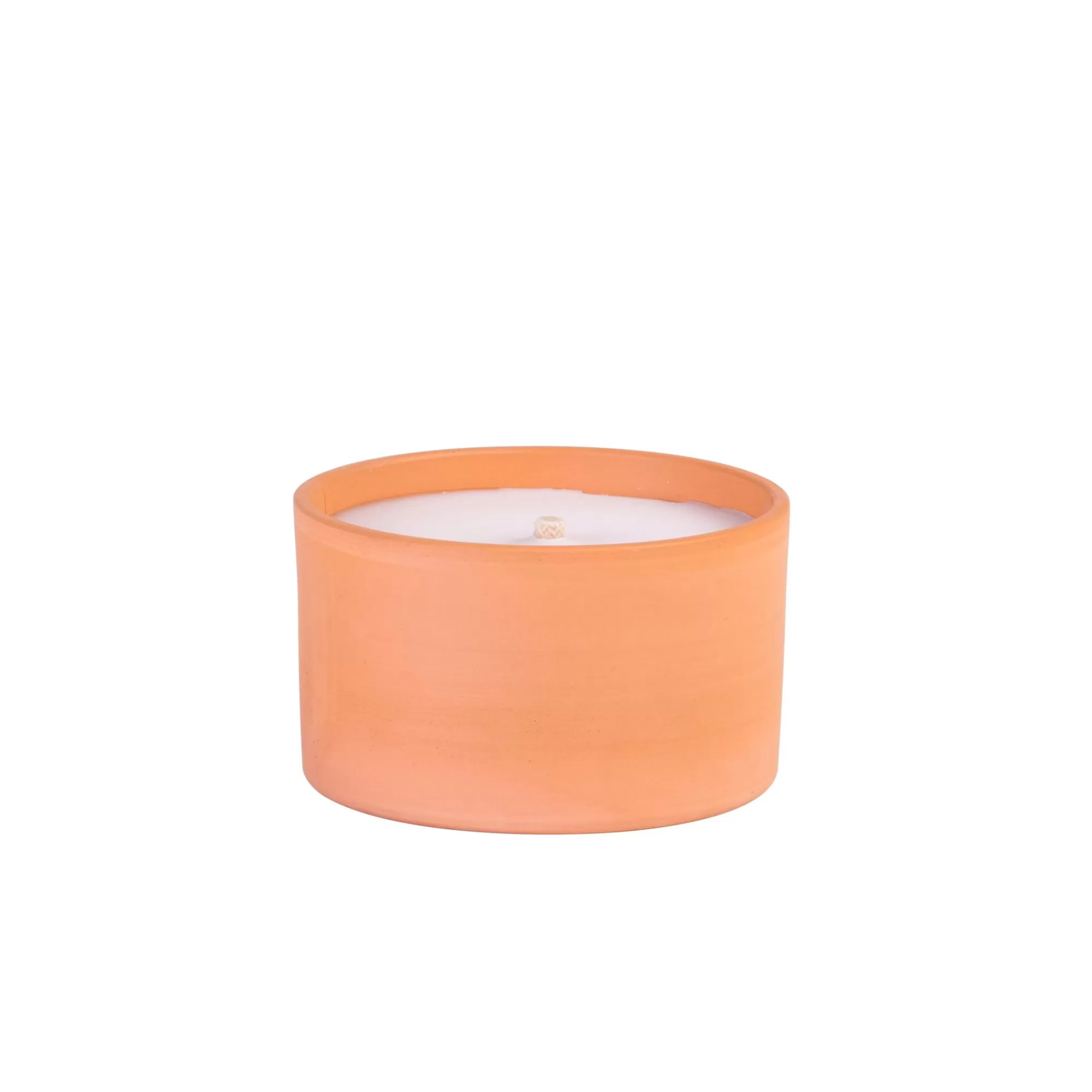 CASA Citronella Vaso Terracotta Bianco, Verde* Candele Da Giardino