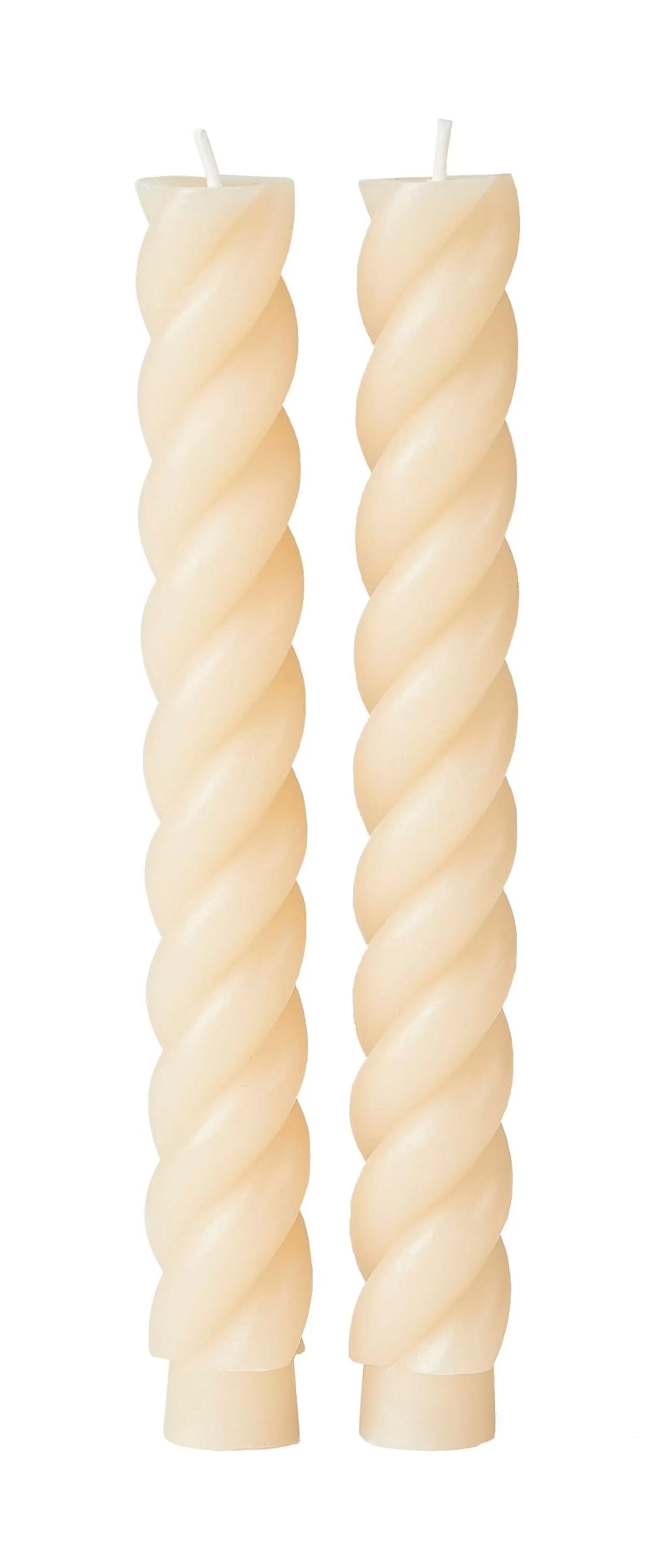 CASA Curl Candele Set Da 2 Beige* Candele
