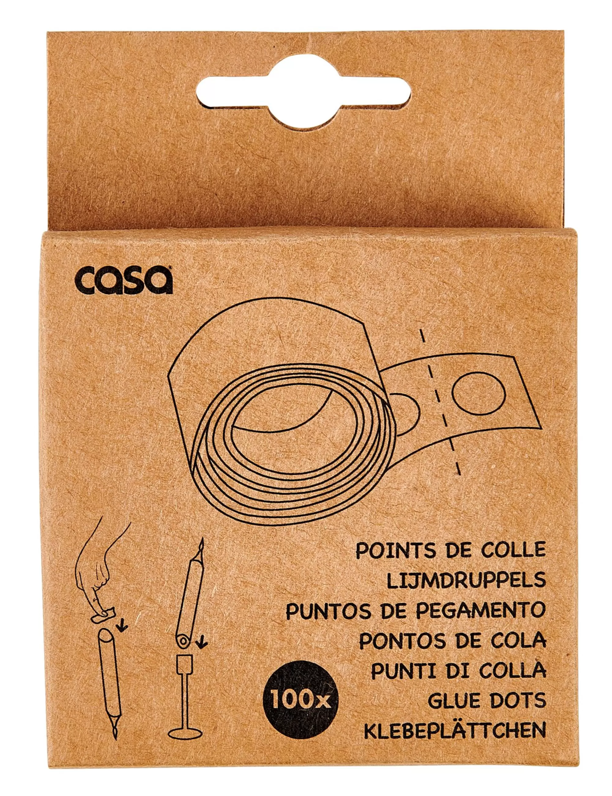 CASA Dot Pad Adesivo Per Candele Bianco* Candele