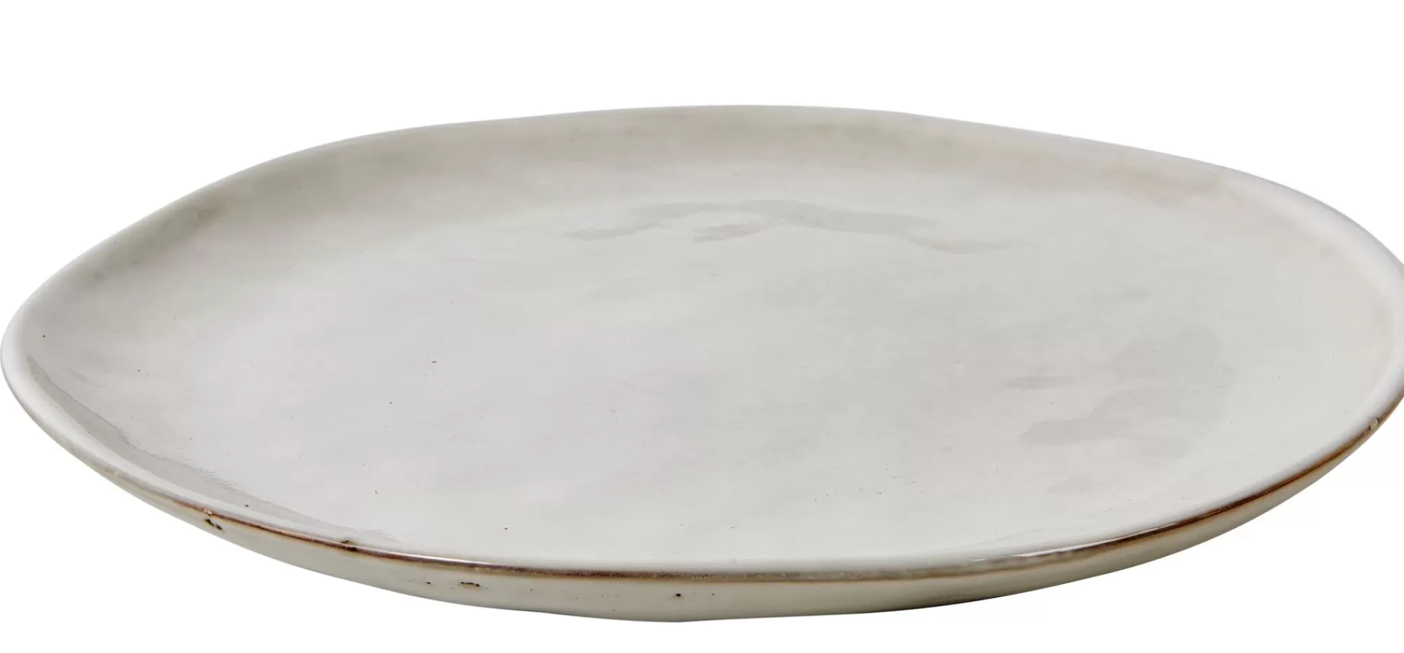 CASA Earth Marl Piatto Piano Crema* Piatti