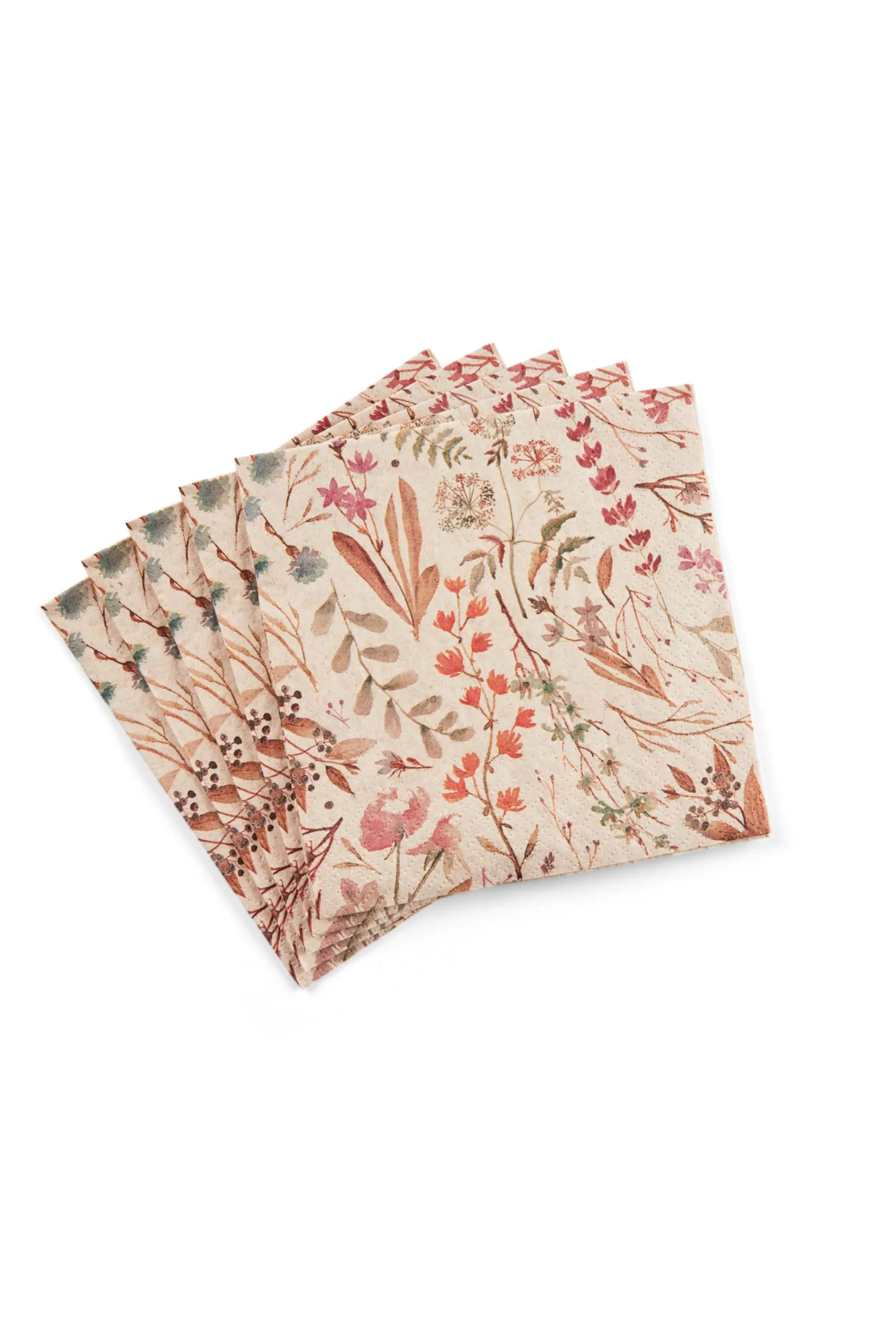 CASA Eco Dried Flower Set Di 20 Tovaglioli Multicolore* Tovaglioli