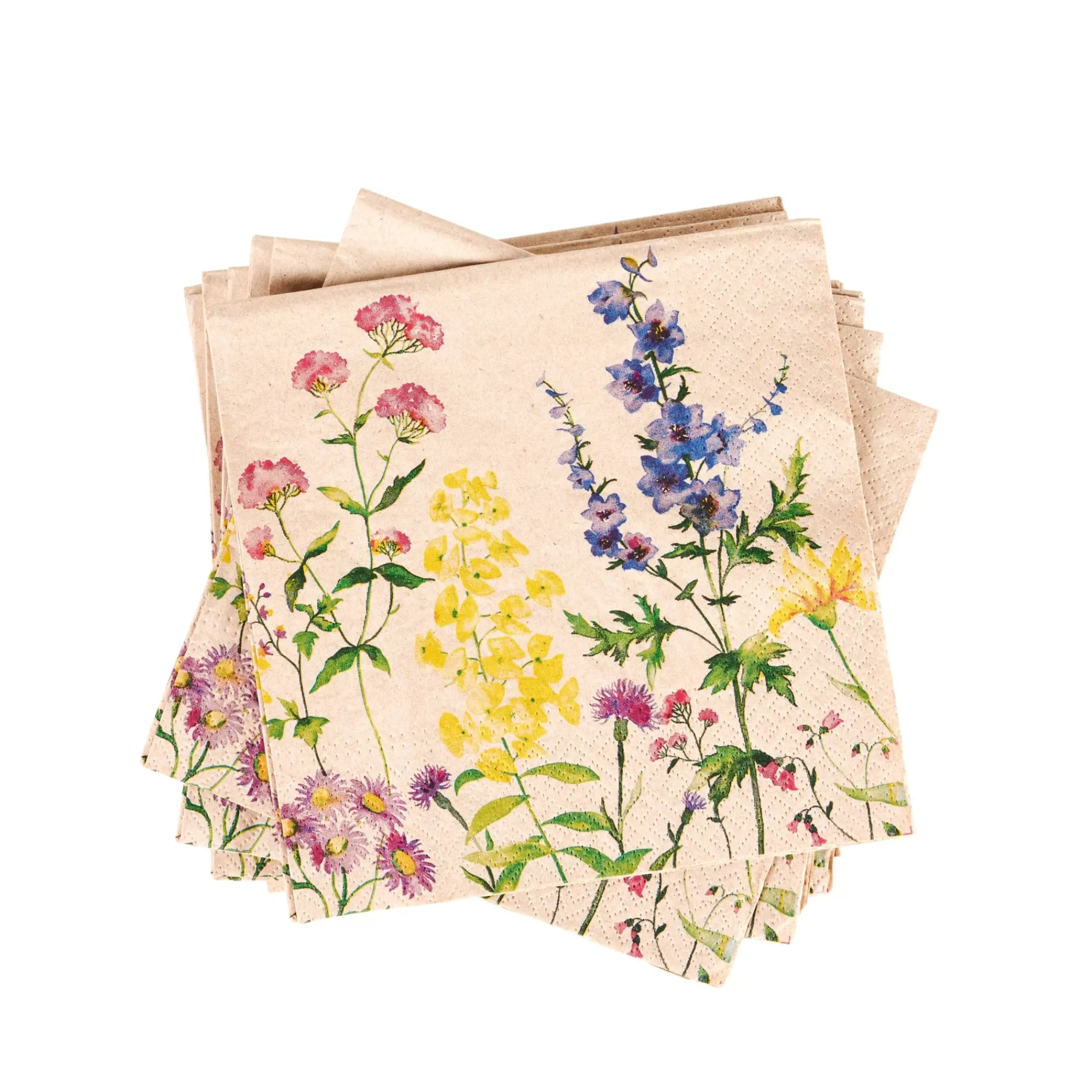 CASA Eco Floral Set Di 20 Tovaglioli Vari Colori* Tovaglioli