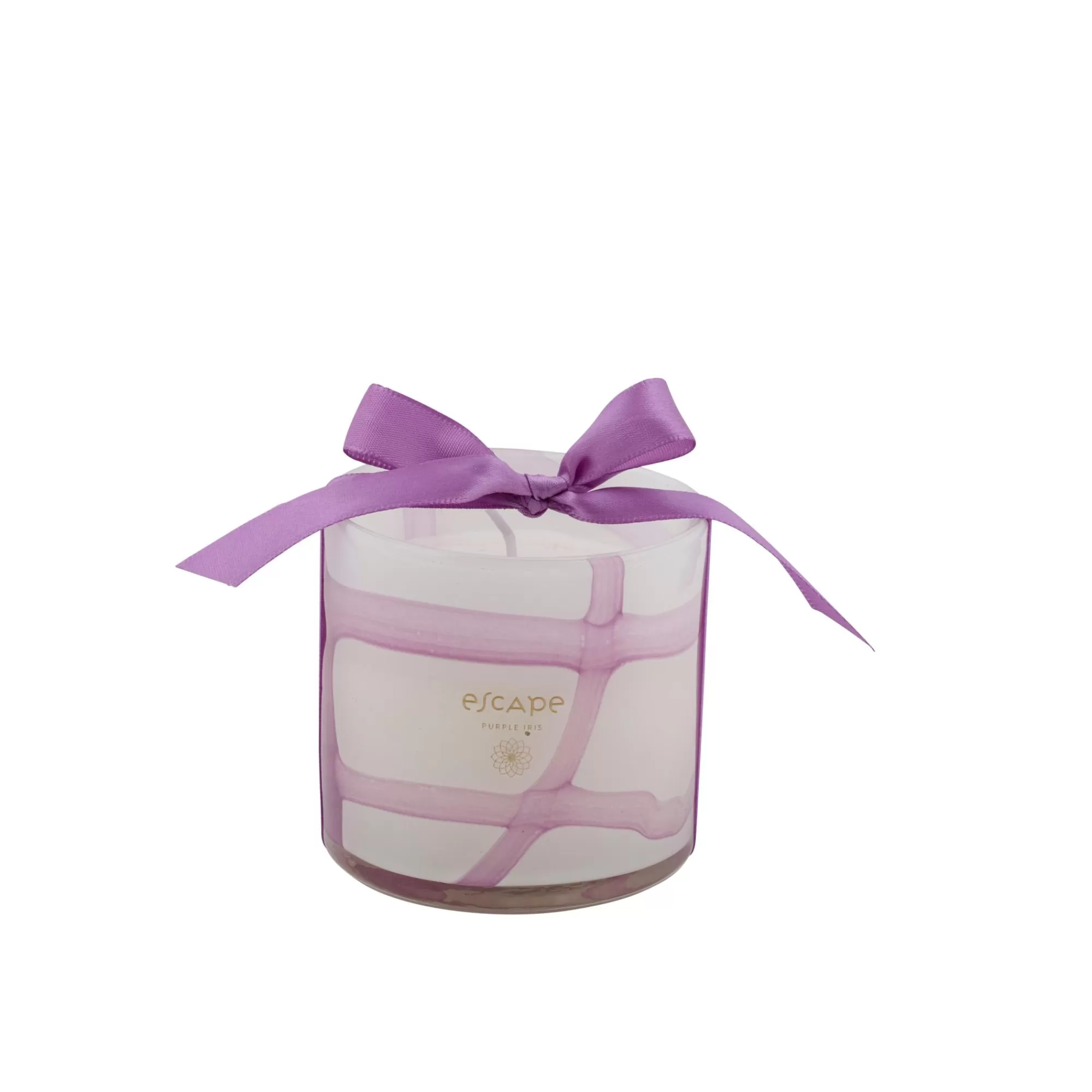 CASA Escape Purple Iris Candela Profumata In Vaso Viola Chiaro* Candele
