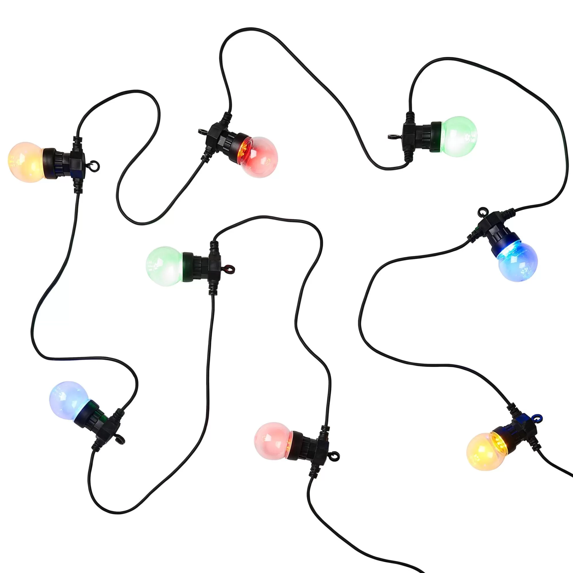 CASA Festa Filo Luminoso Con 10 Luci Led 8 Funzioni* Fili Luminosi