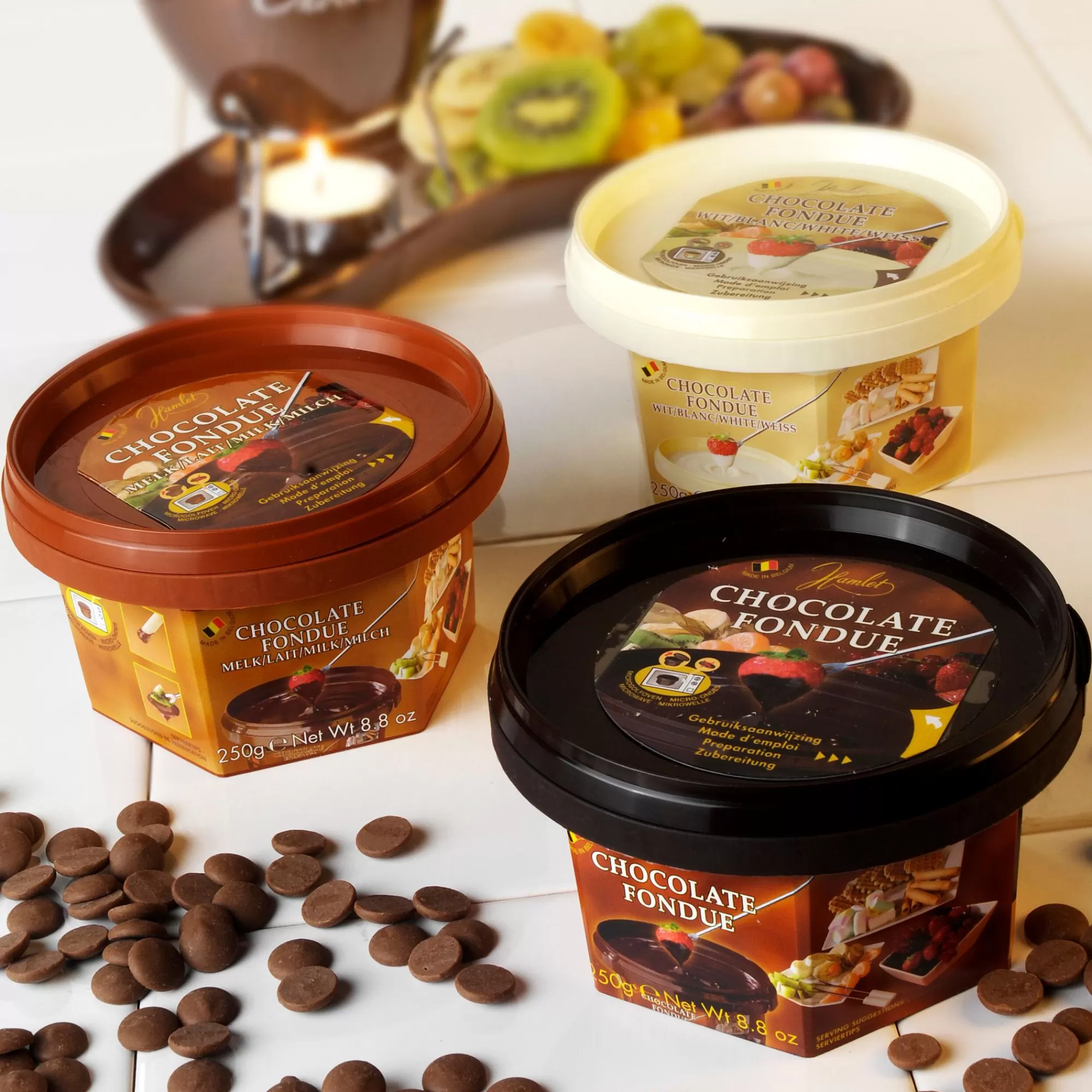 CASA Fondue Cioccolato Per La Fonduta Marrone Scuro* Generi Alimentari