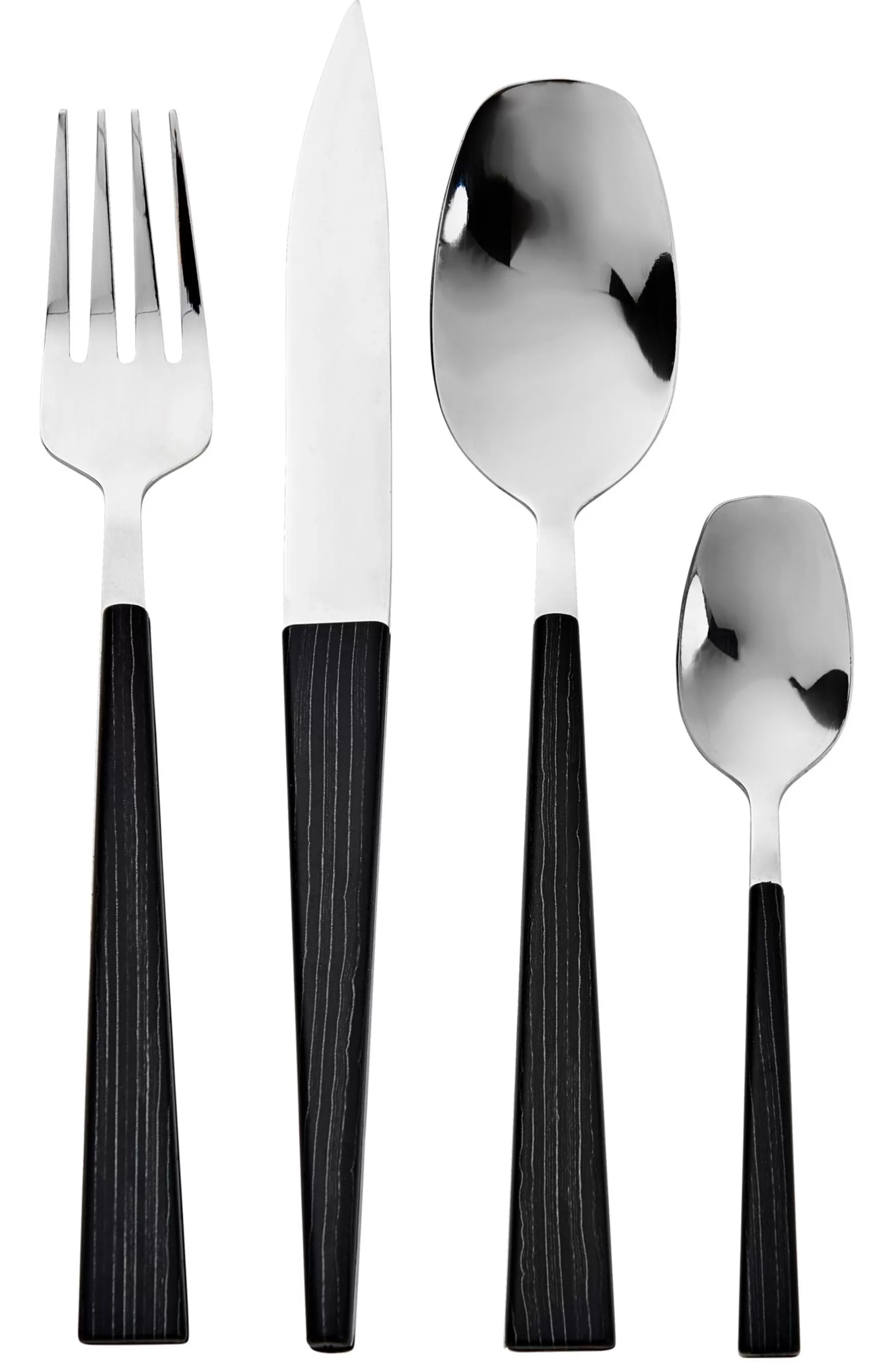 CASA Forest Posate 16 Pezzi Nero* Set Di Posate