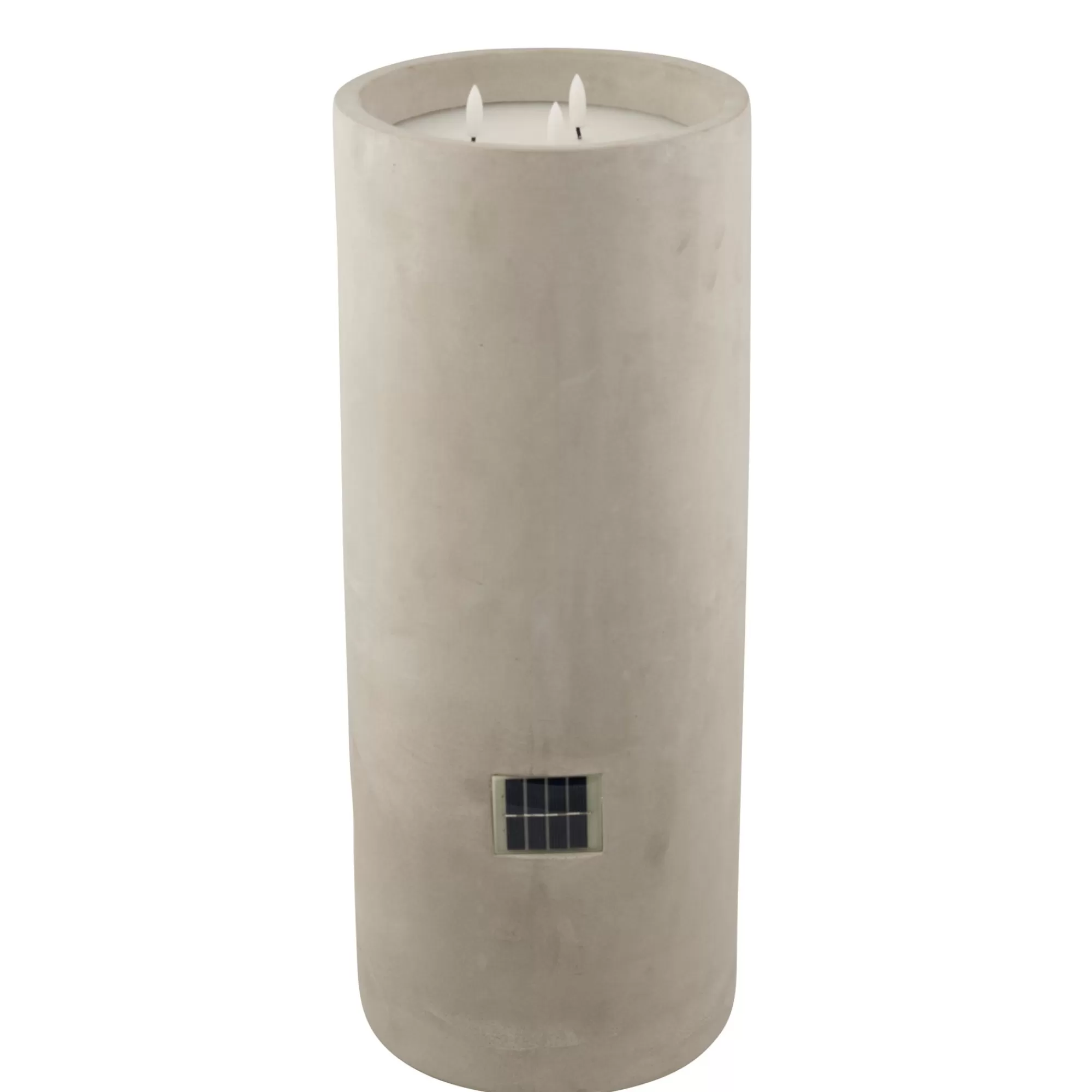 CASA Fuego Candela A Led Solare Grigio Chiaro* Candele Led
