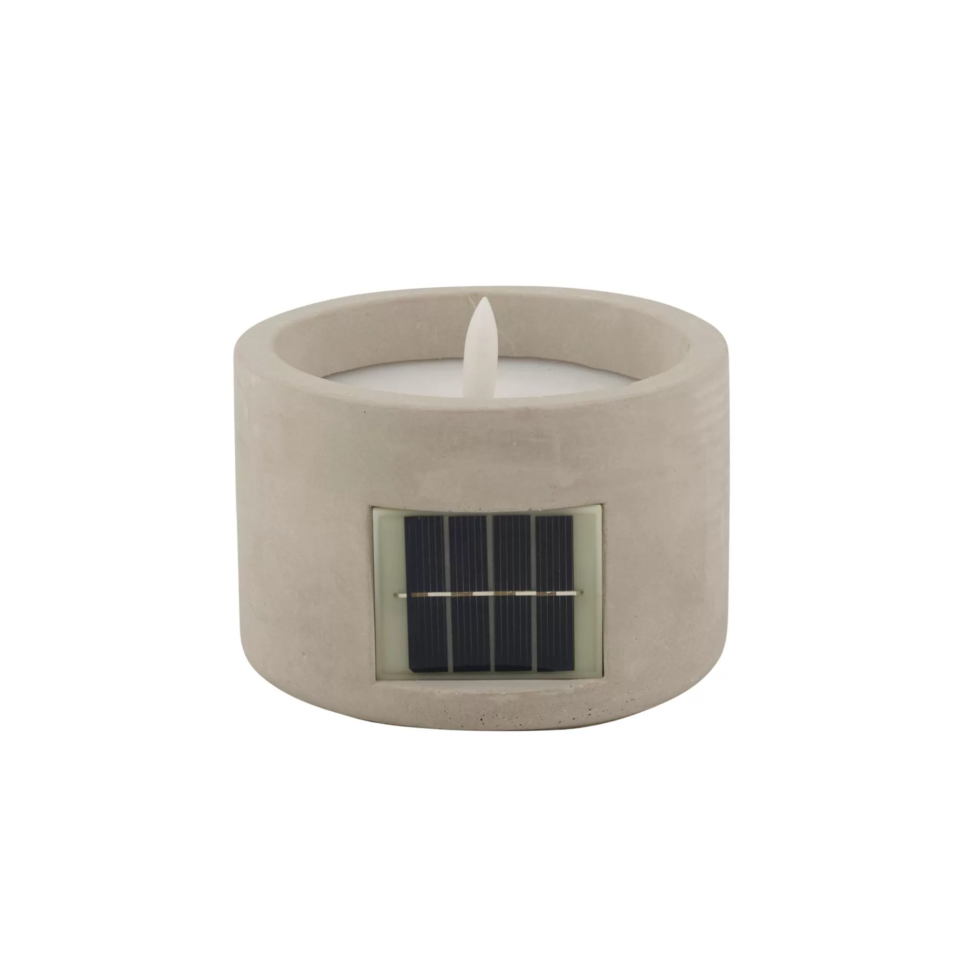CASA Fuego Candela A Led Solare Grigio Chiaro* Candele Led