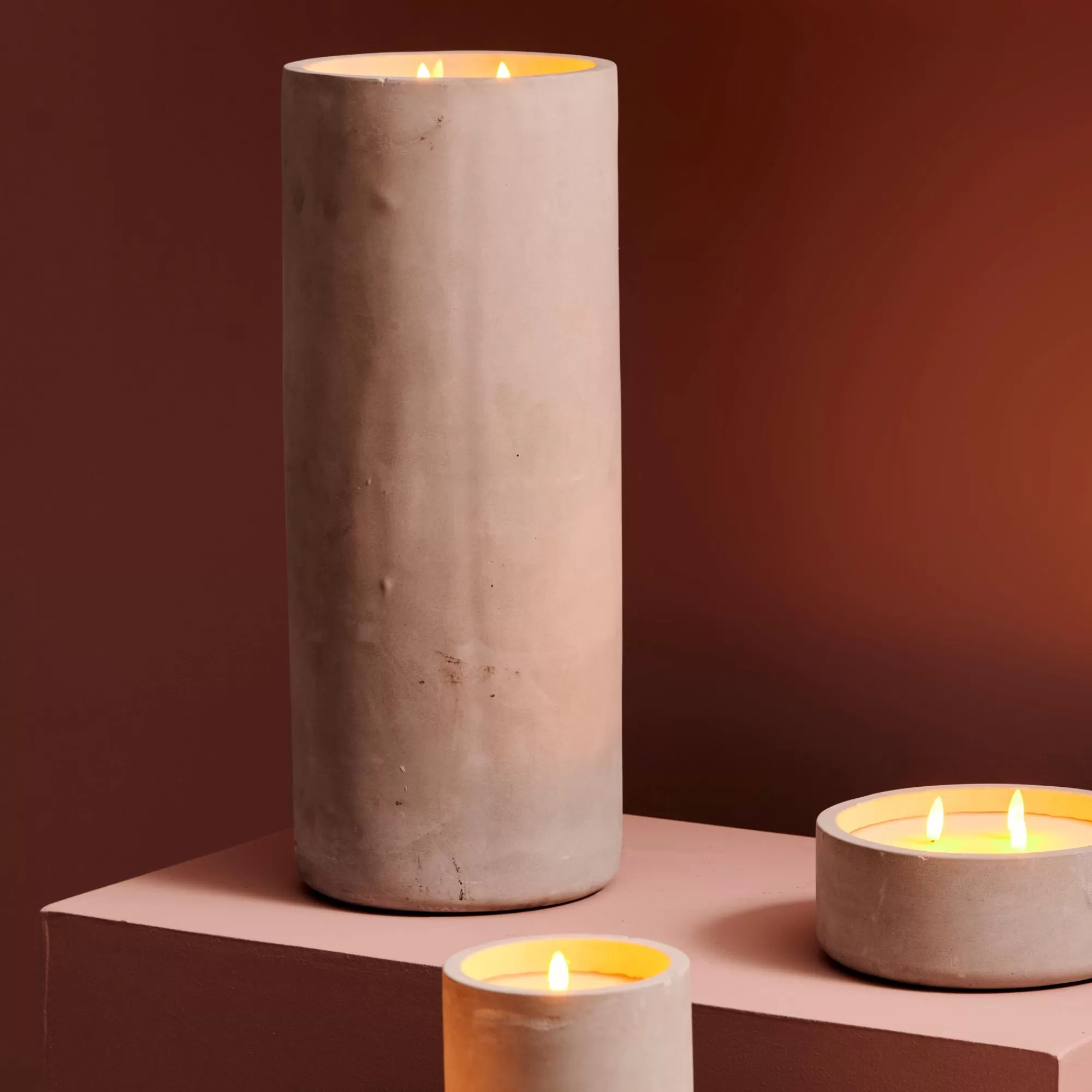 CASA Fuego Candela A Led Solare Grigio Chiaro* Candele Led