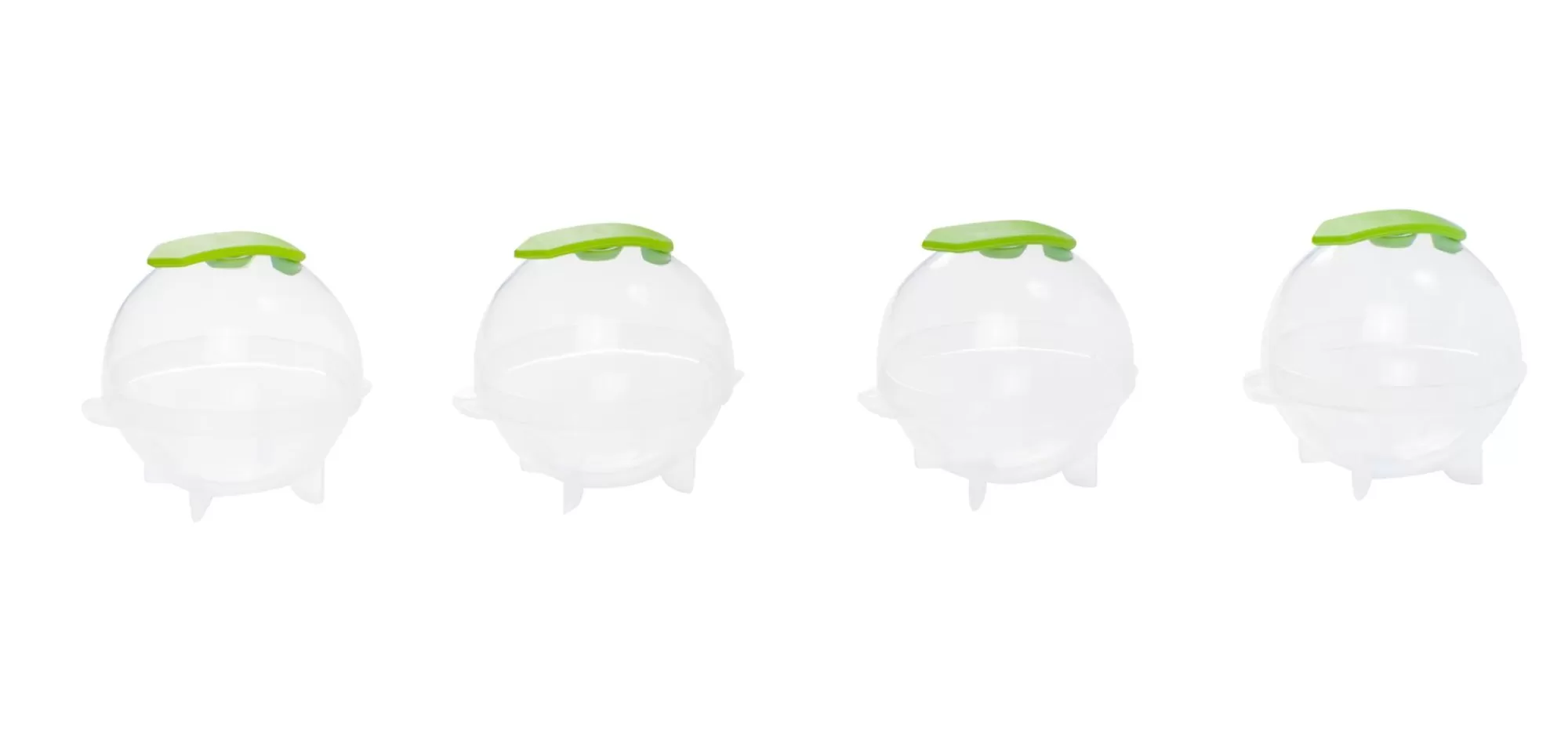 CASA Ice Balls Sfere Di Ghiaccio Set Di 4 Trasparente* Accessori Per Cocktail