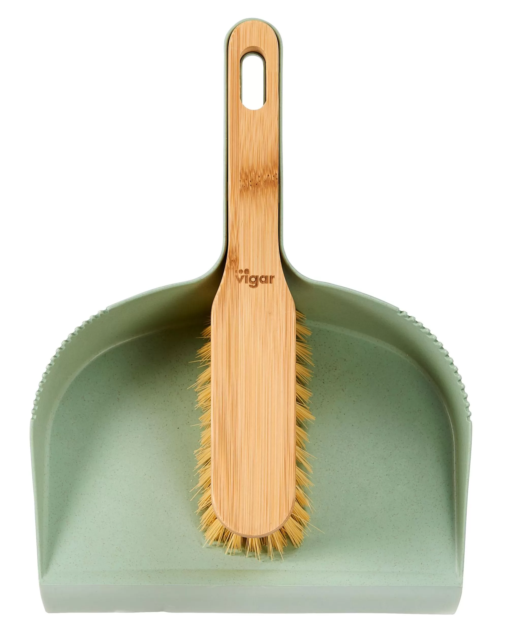 CASA Jasmin Paletta Con Scopa Verde, Naturale* Pulire