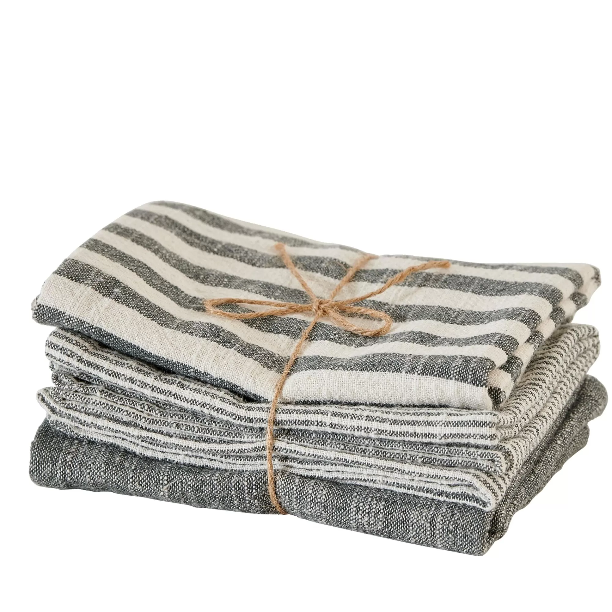 CASA Laurent Strofinacci Set Di 3 Grigio* Strofinacci
