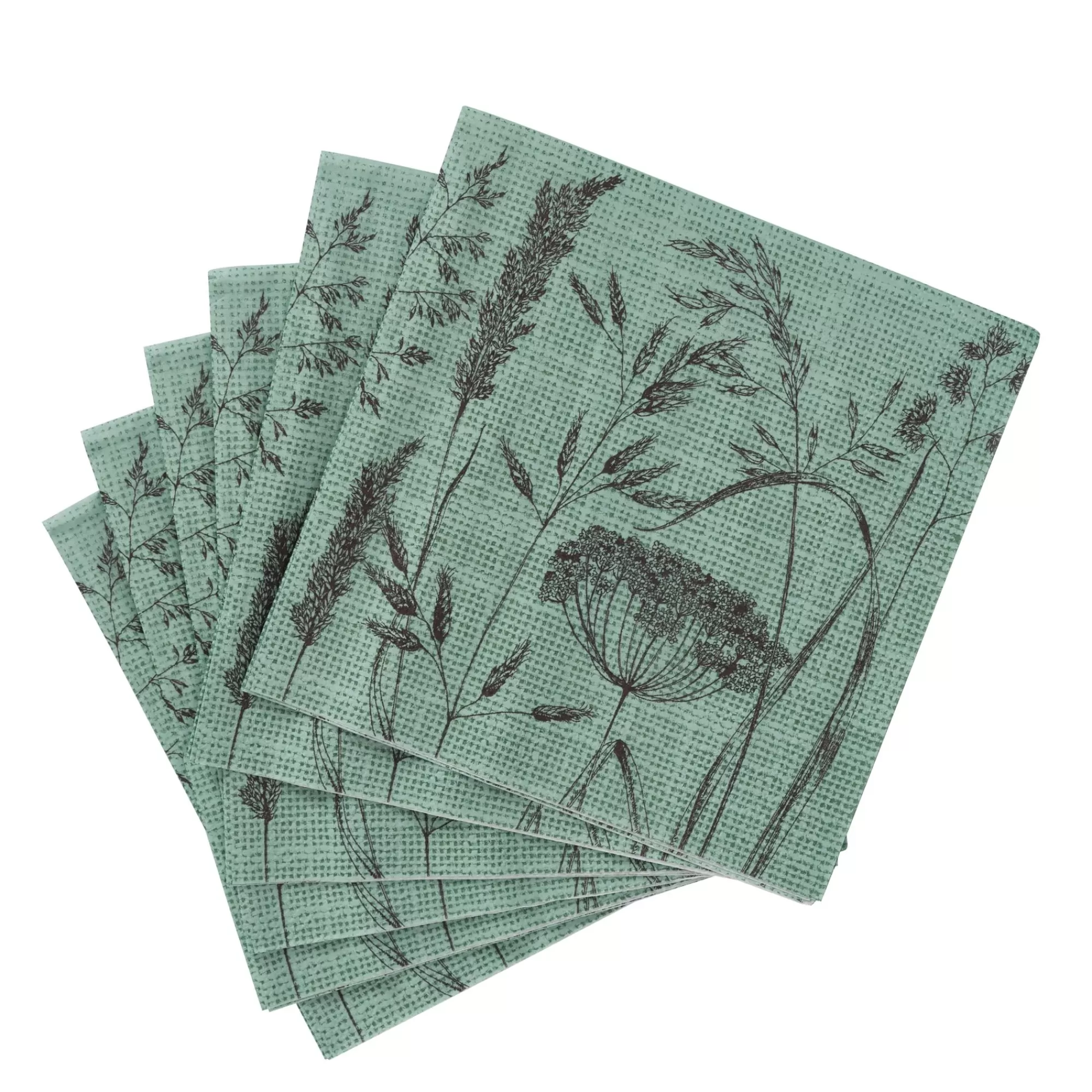 CASA Lolium Green Set Di 20 Tovaglioli Verde* Tovaglioli