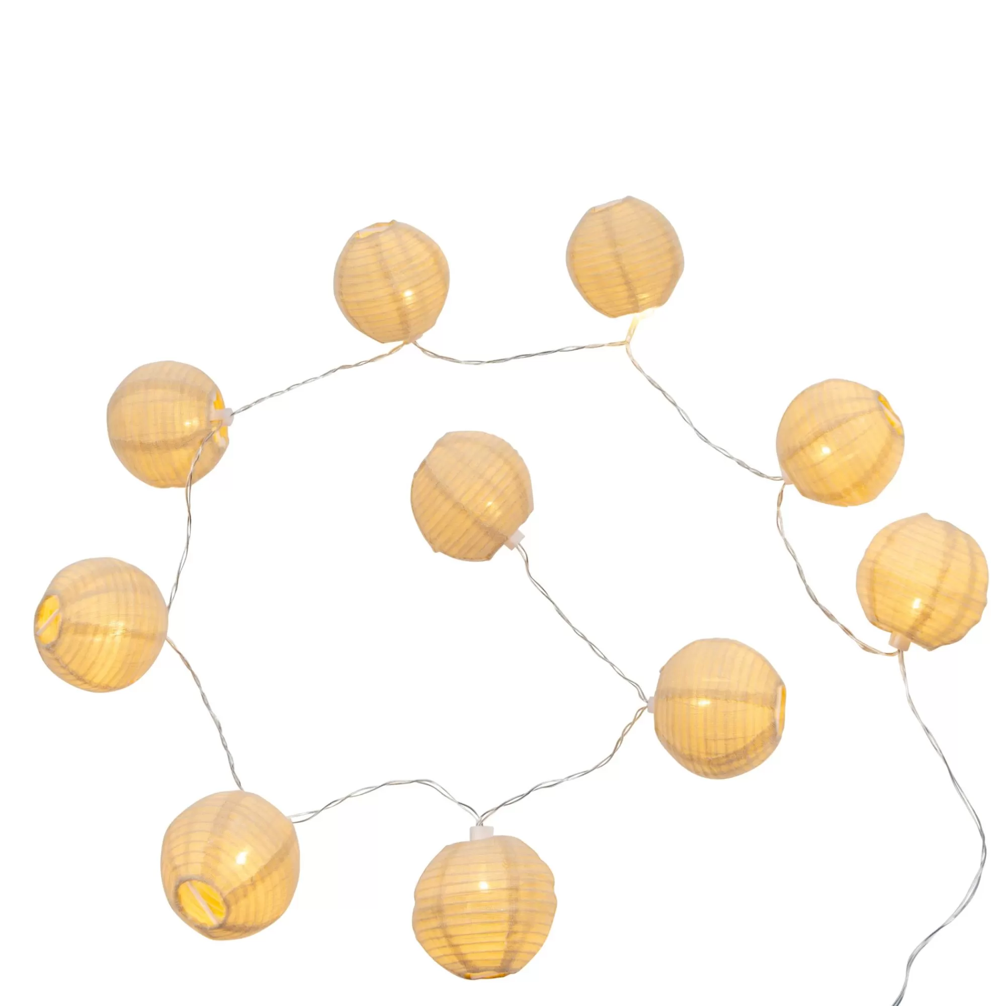 CASA Lynn Filo Luminoso Sfera 10 Luci Led Beige* Fili Luminosi
