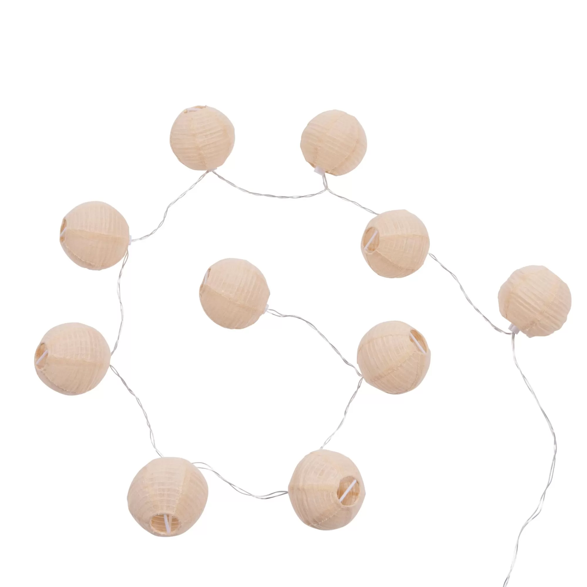 CASA Lynn Filo Luminoso Sfera 10 Luci Led Beige* Fili Luminosi