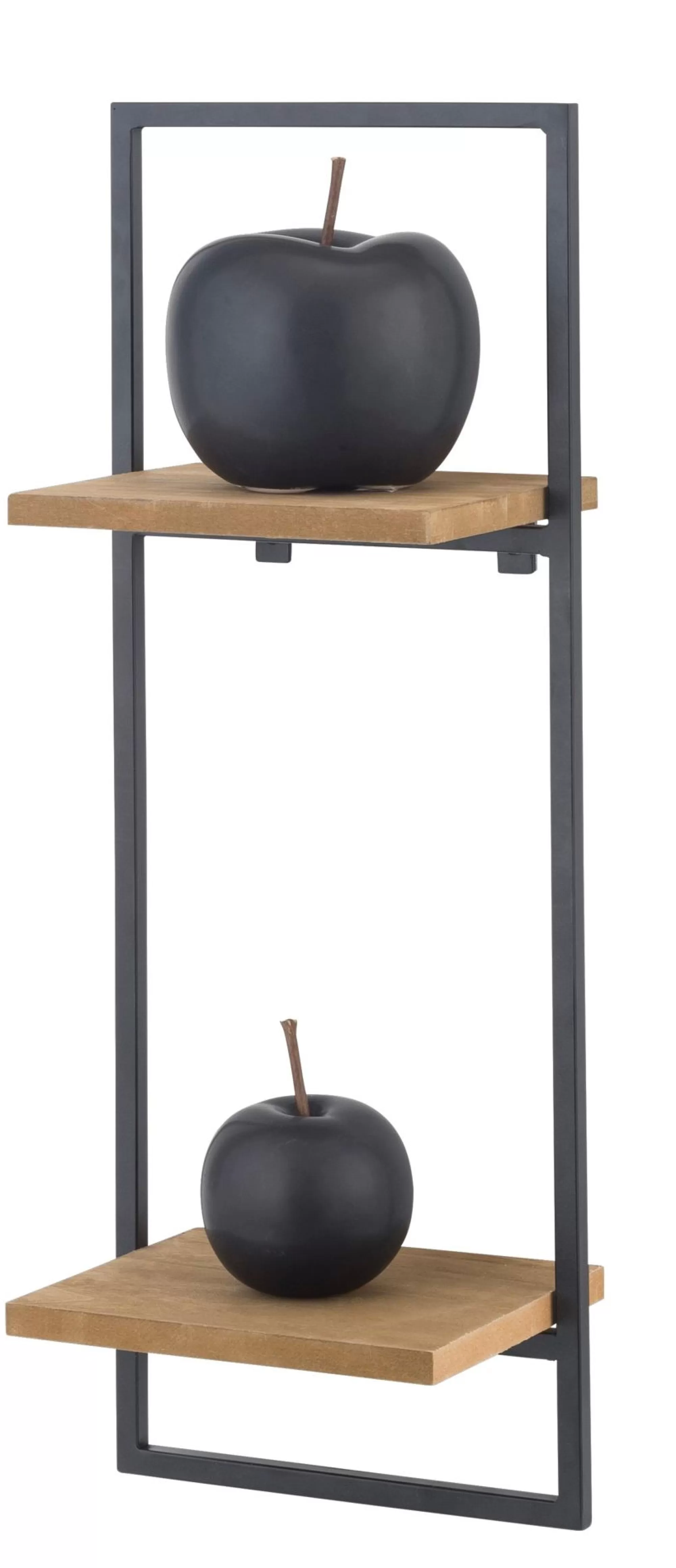 CASA Mix&Match Organiser Da Parete Nero, Naturale* Scaffali Da Parete
