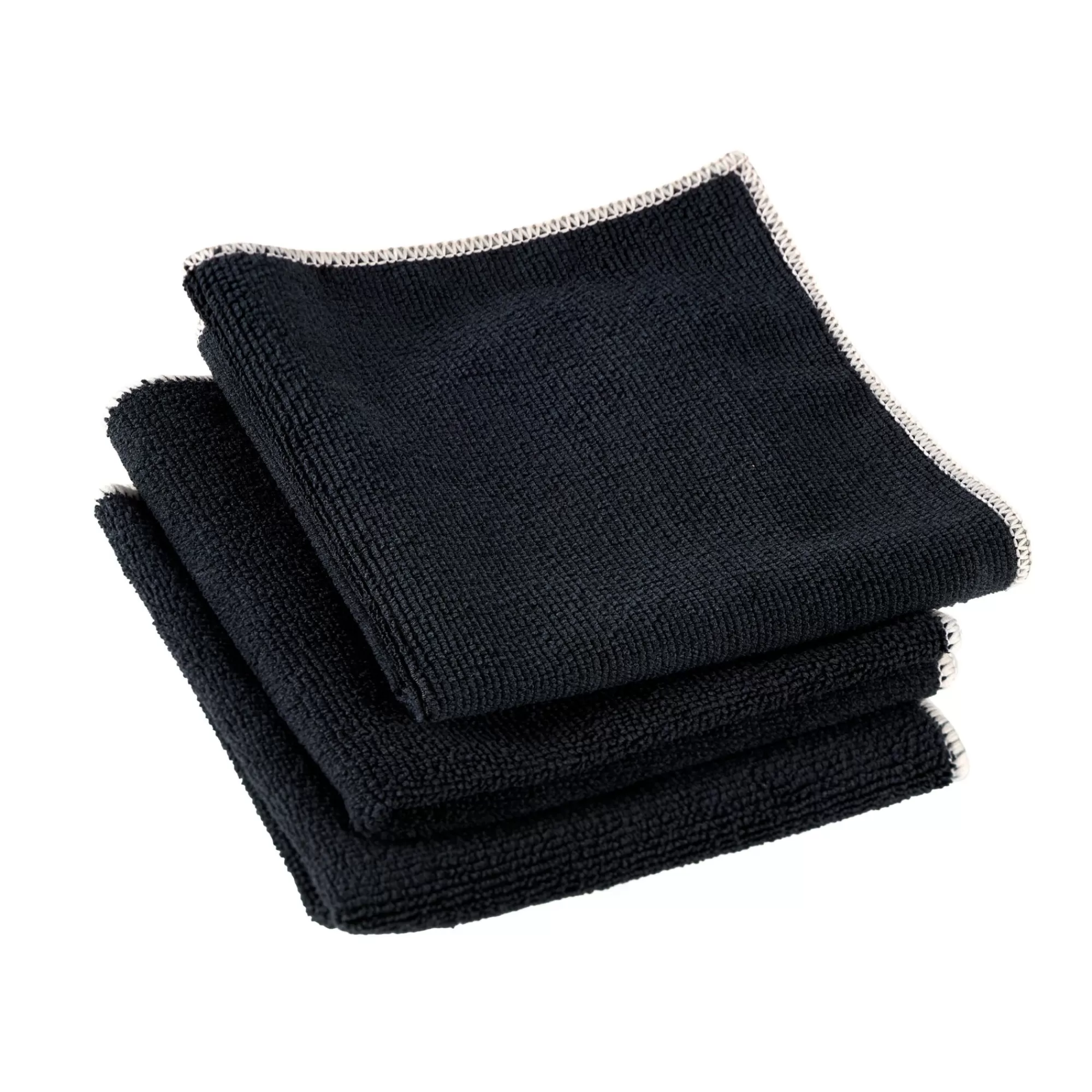CASA Multi Panno In Microfibra Set Di 3 Nero* Strofinacci