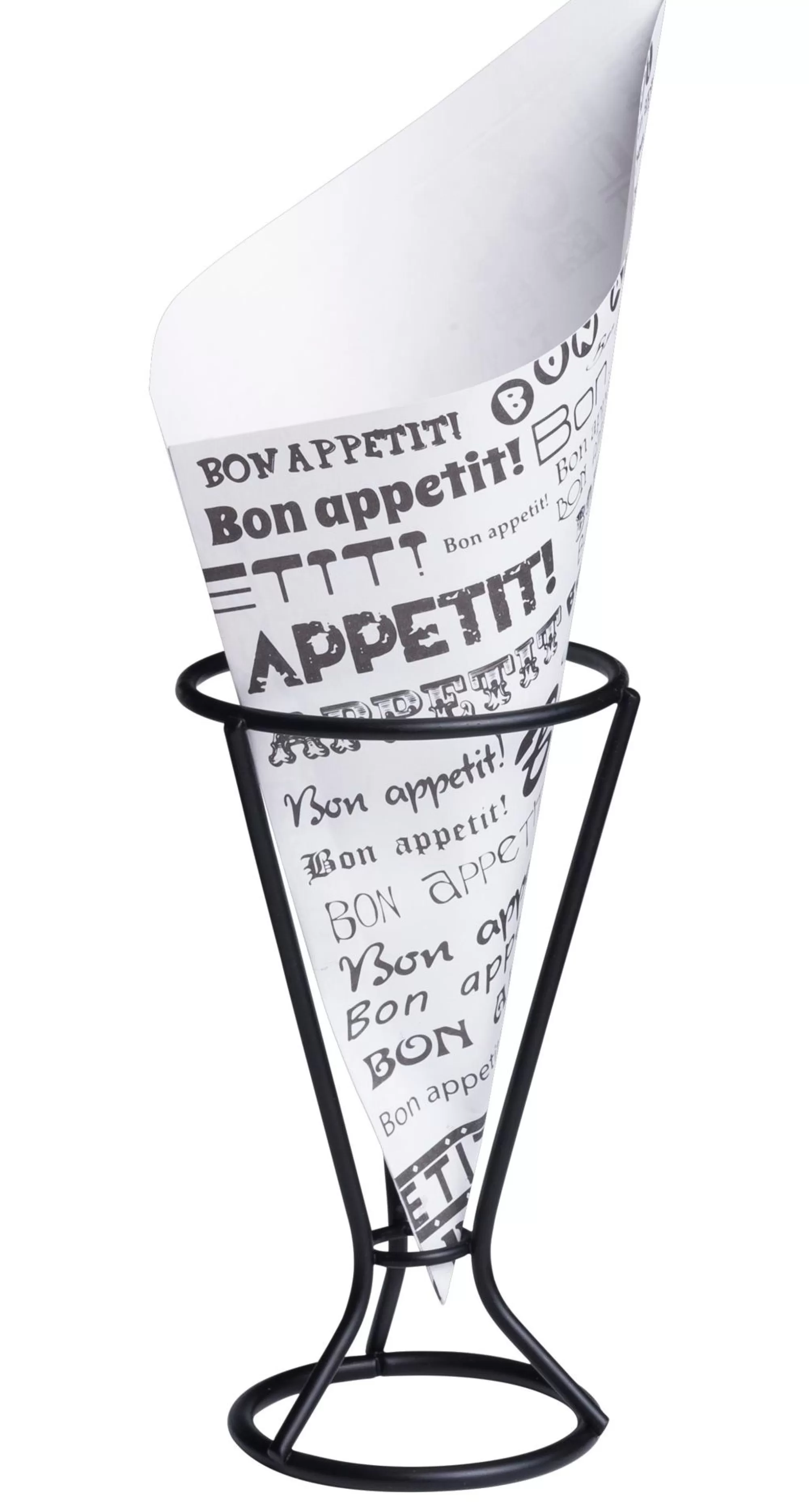 CASA Njam Supporto Per Cartoccio Nero* Aperitivo E Tapas