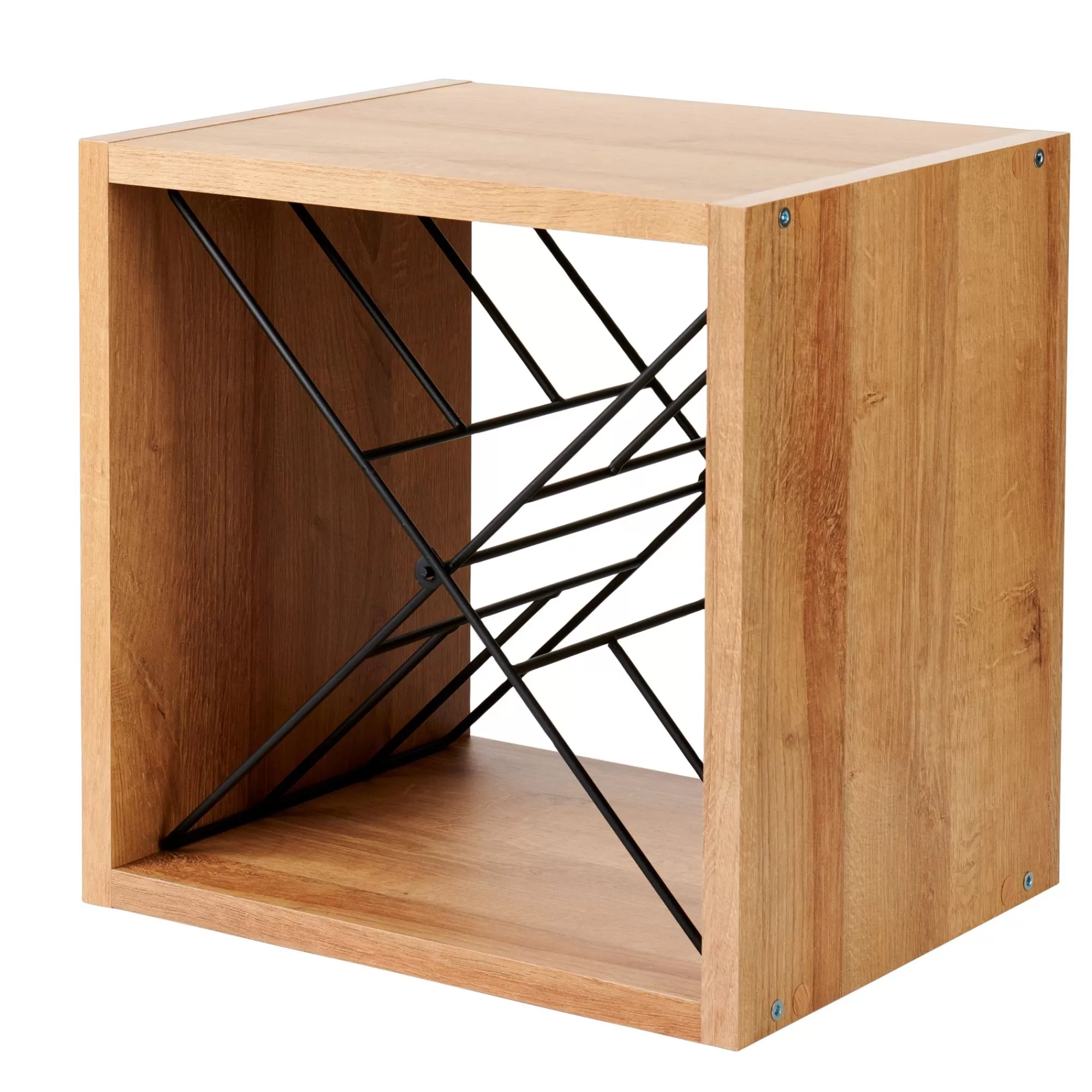 CASA Oxo Scaffale Portabott Nero, Naturale, Multicolore* Accessori Per Vino