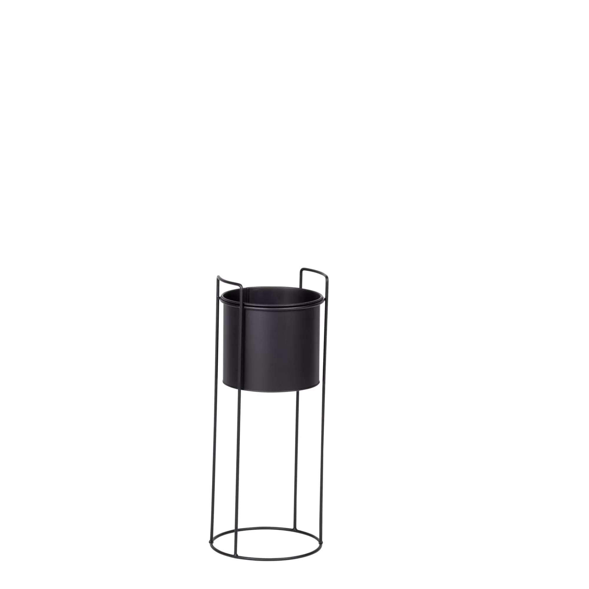 CASA Pluto Vaso Per Piante Nero* Supporti Per Piante