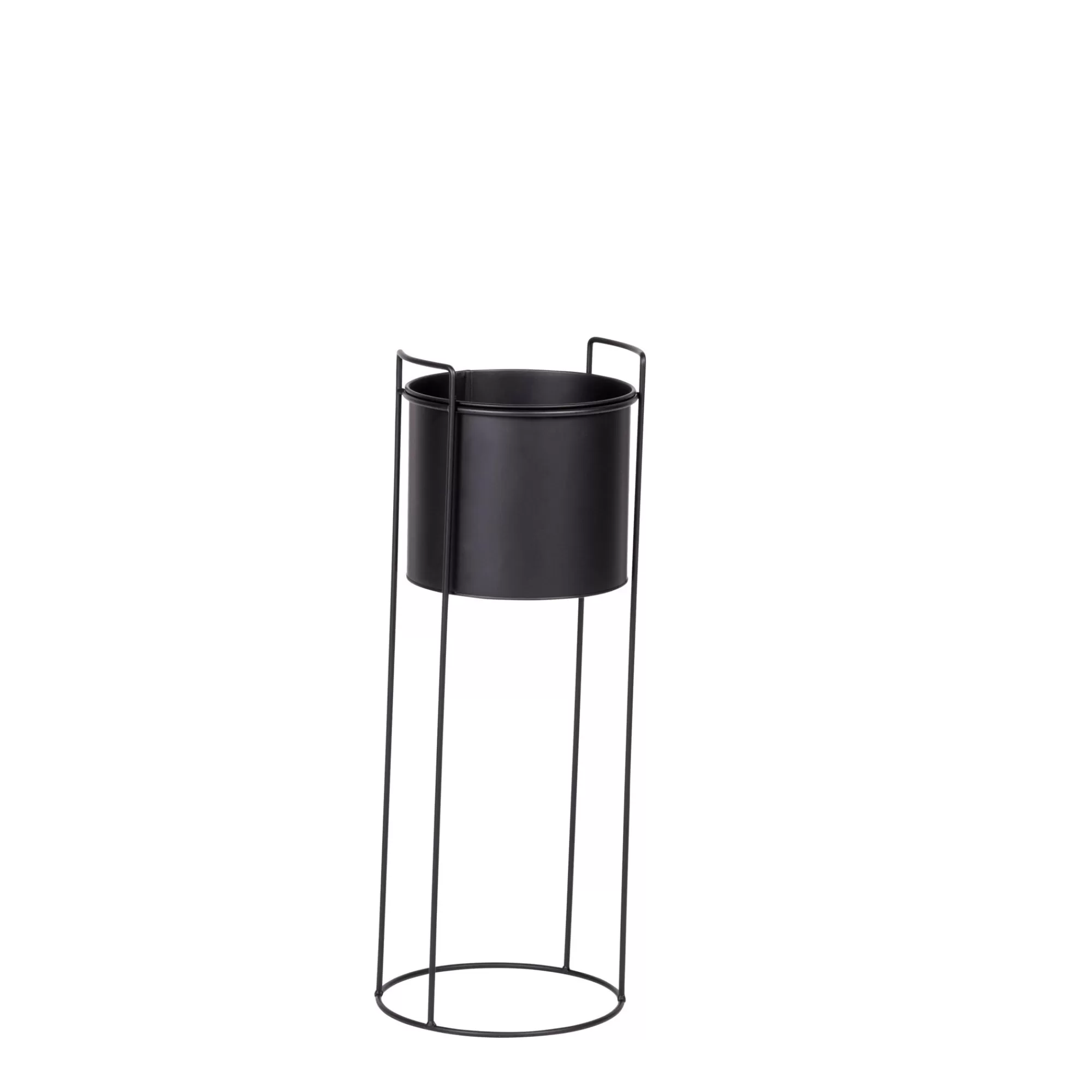 CASA Pluto Vaso Per Piante Nero* Supporti Per Piante