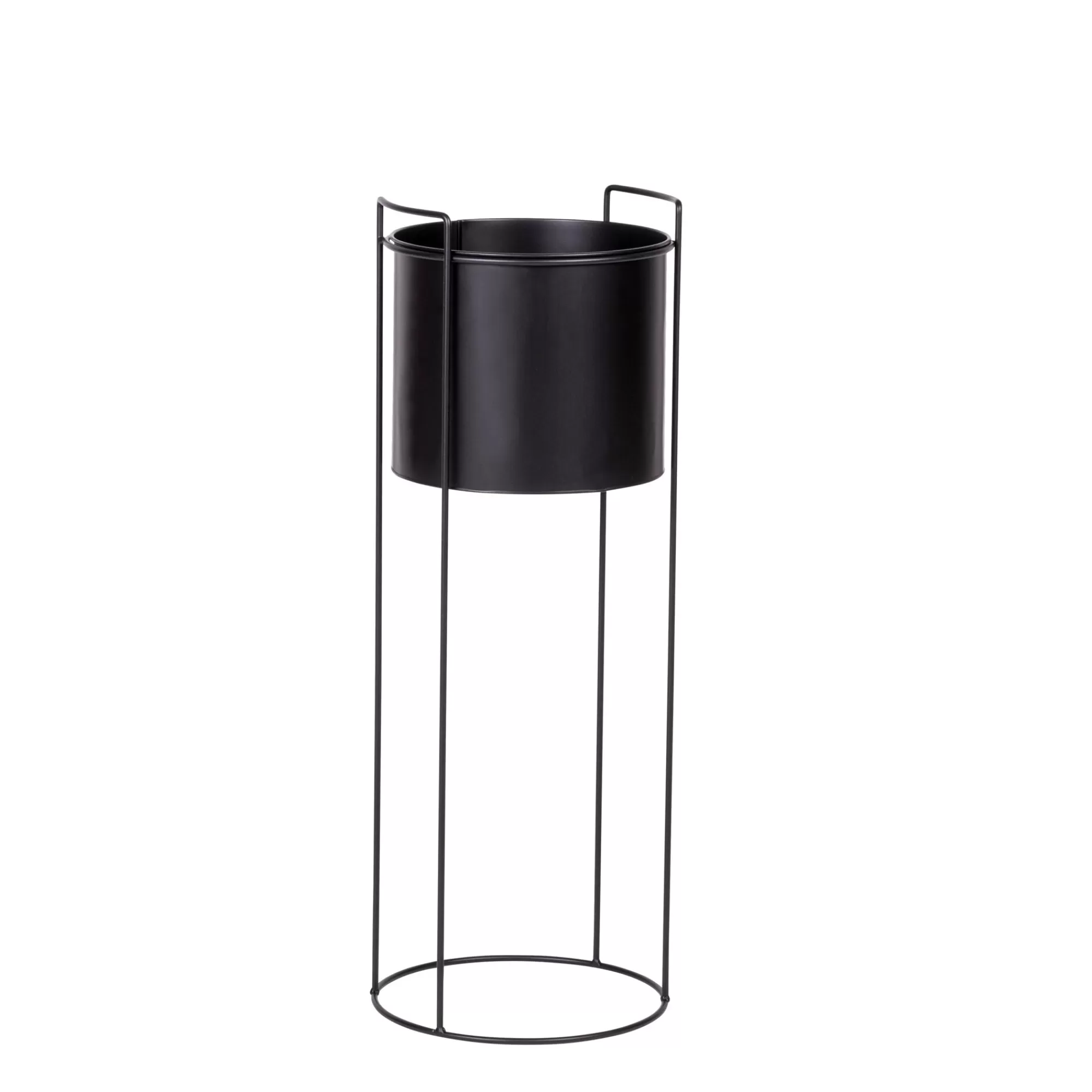 CASA Pluto Vaso Per Piante Nero* Supporti Per Piante