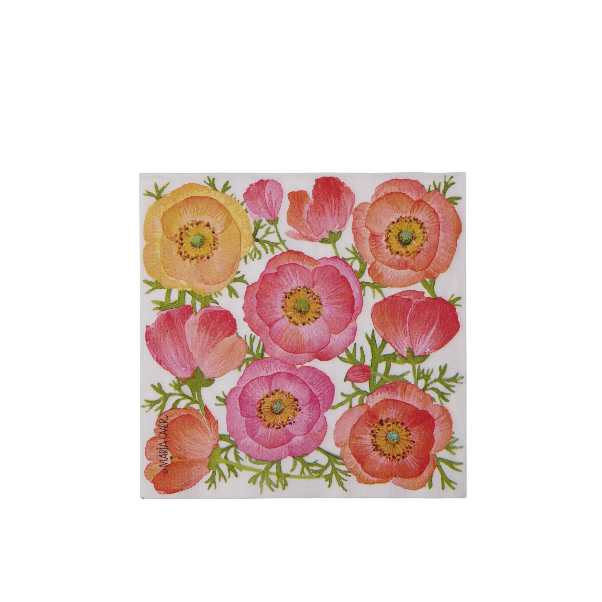 CASA Poppy Set Di 20 Tovaglioli Rosso* Tovaglioli