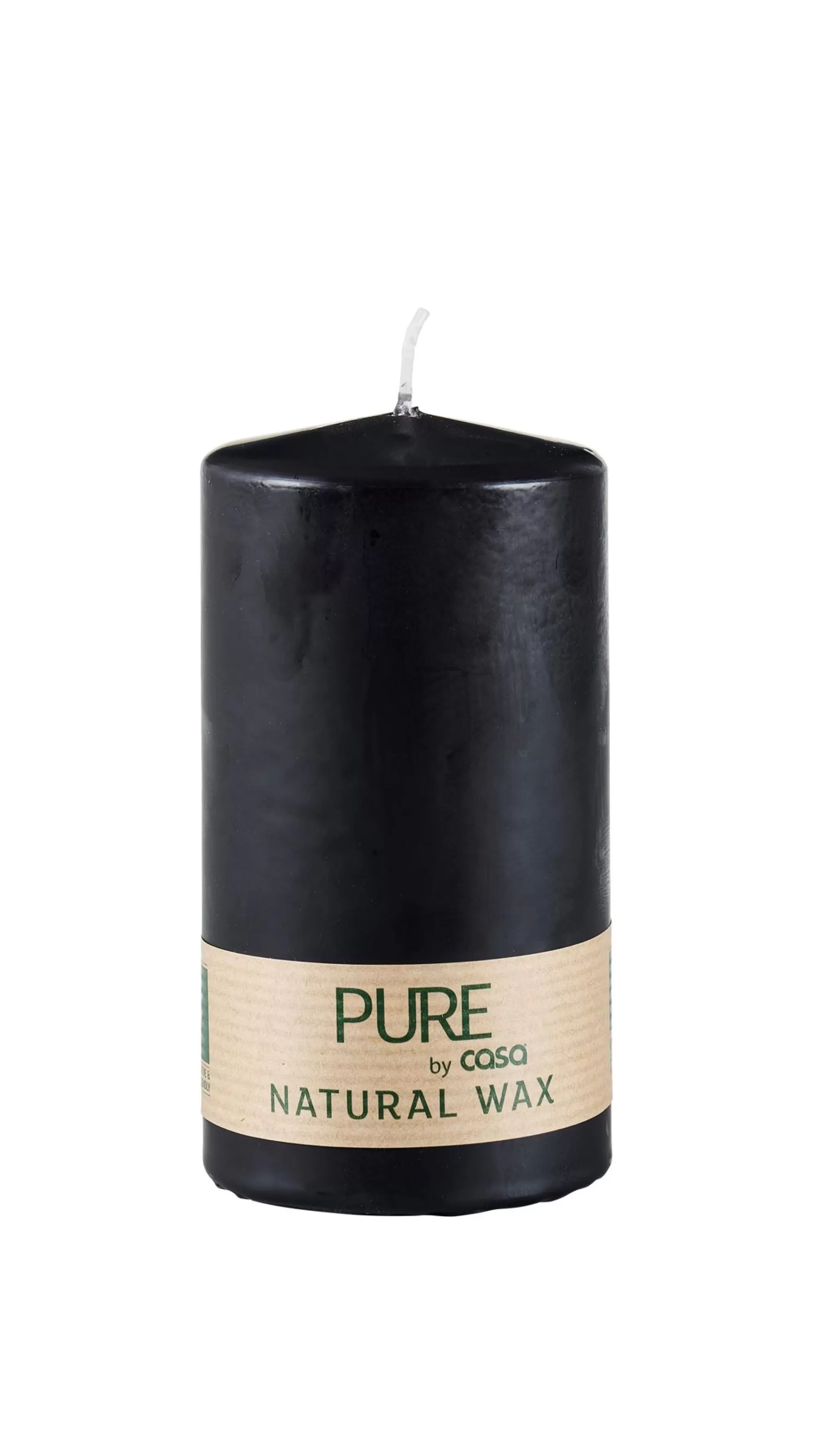 CASA Pure Candela Cilindrica Nero* Candele